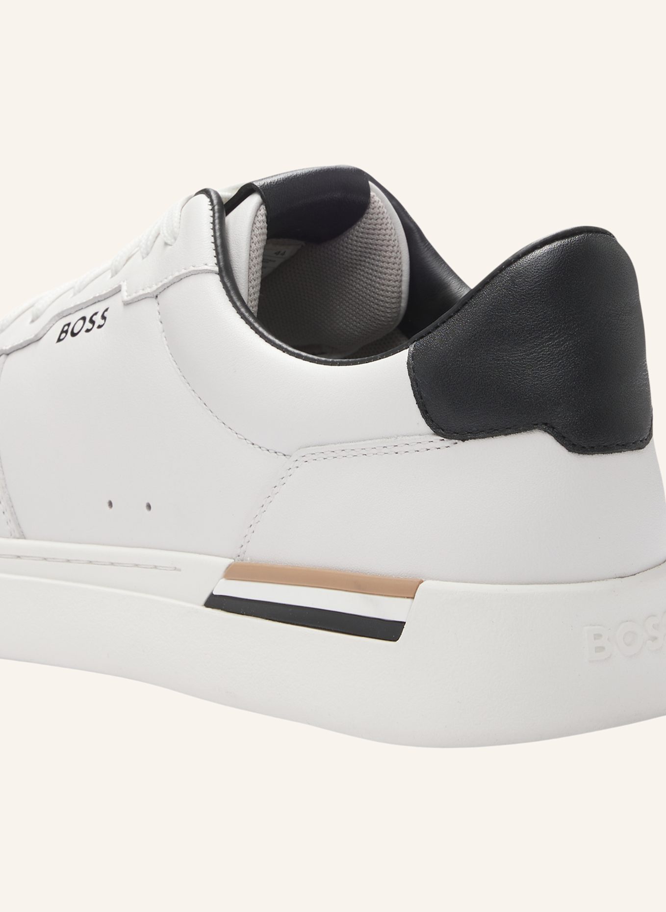 BOSS Sneaker CLINT_TENN_LTVPN: WEISS