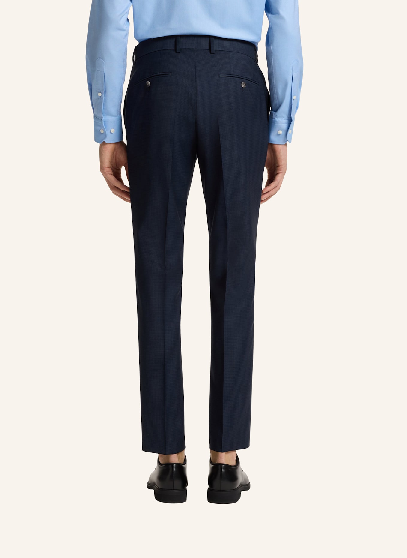 BOSS Business Anzug H-HUGE-2PCS-253 Slim Fit: DUNKELBLAU