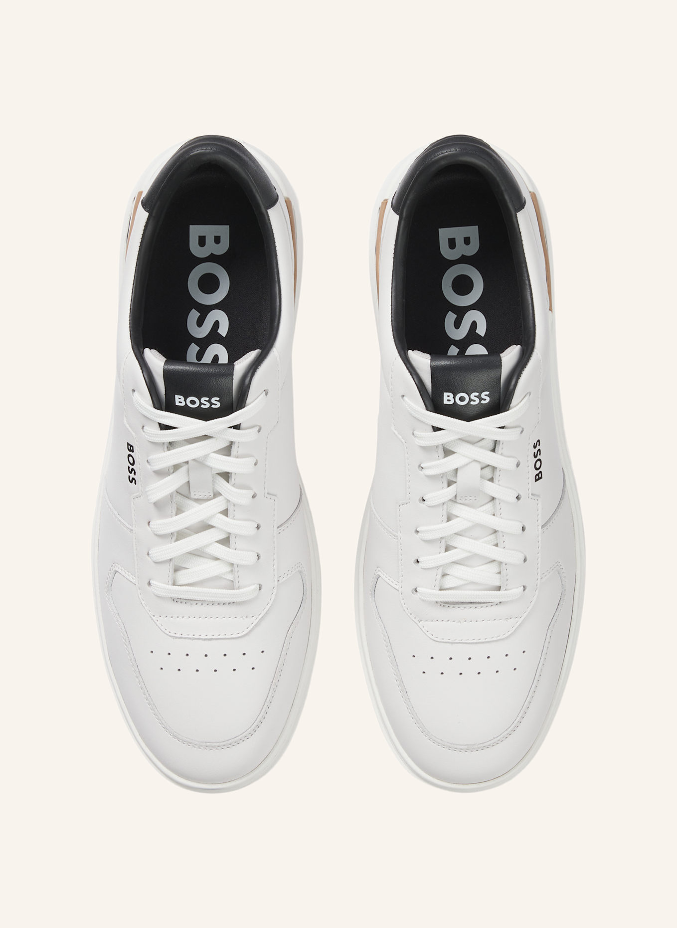 BOSS Sneaker CLINT_TENN_LTVPN: WEISS