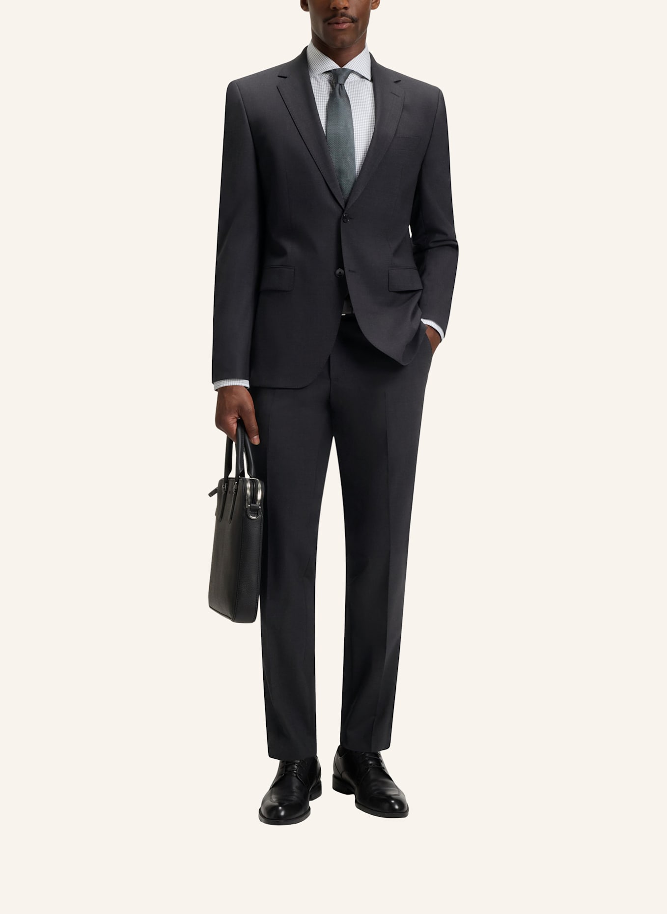 BOSS Business Anzug H-JECKSON-2PCS-224 Regular Fit: DUNKELGRAU