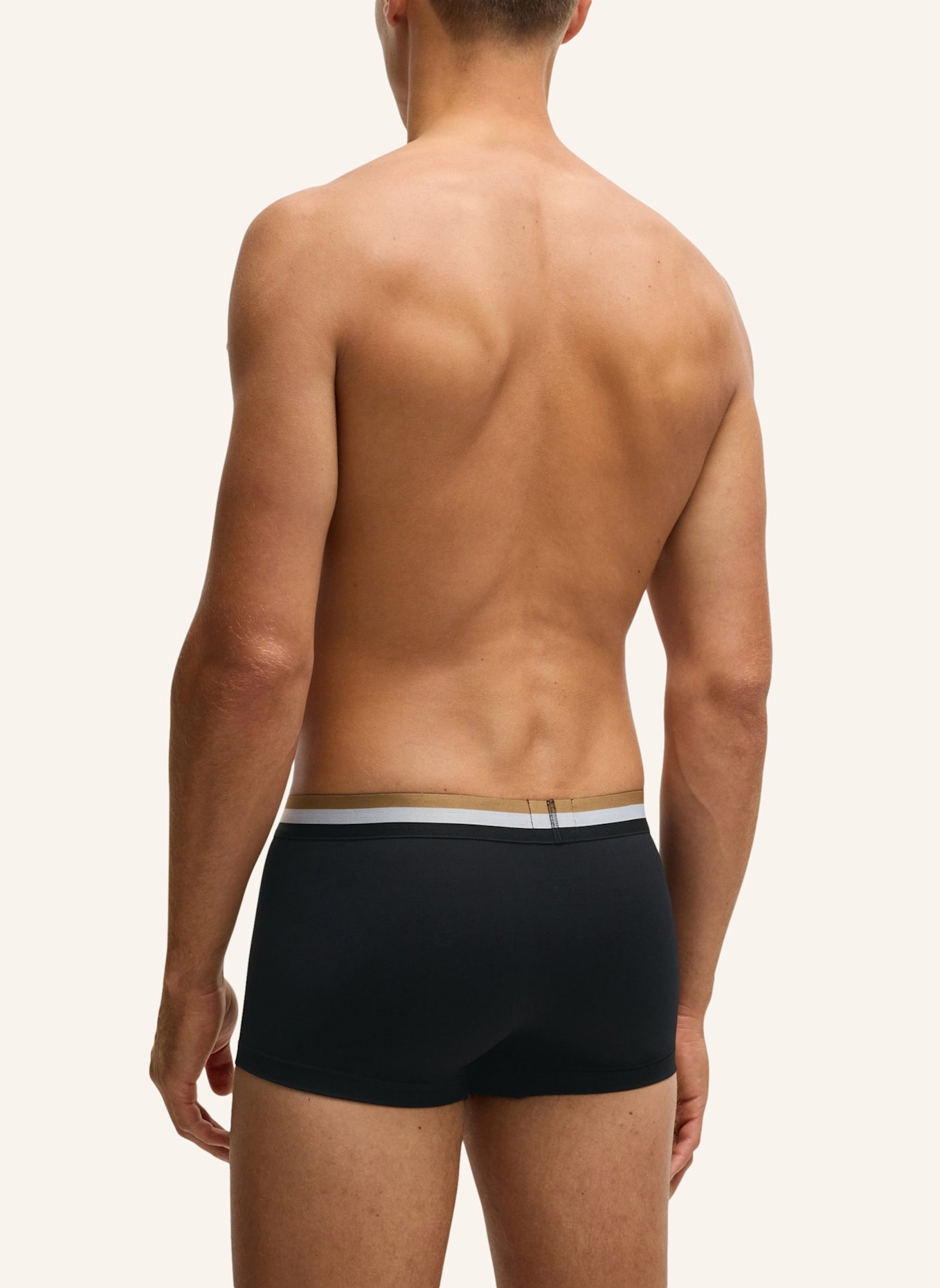 BOSS Boxershort TRUNK 3P MOTION: SCHWARZ