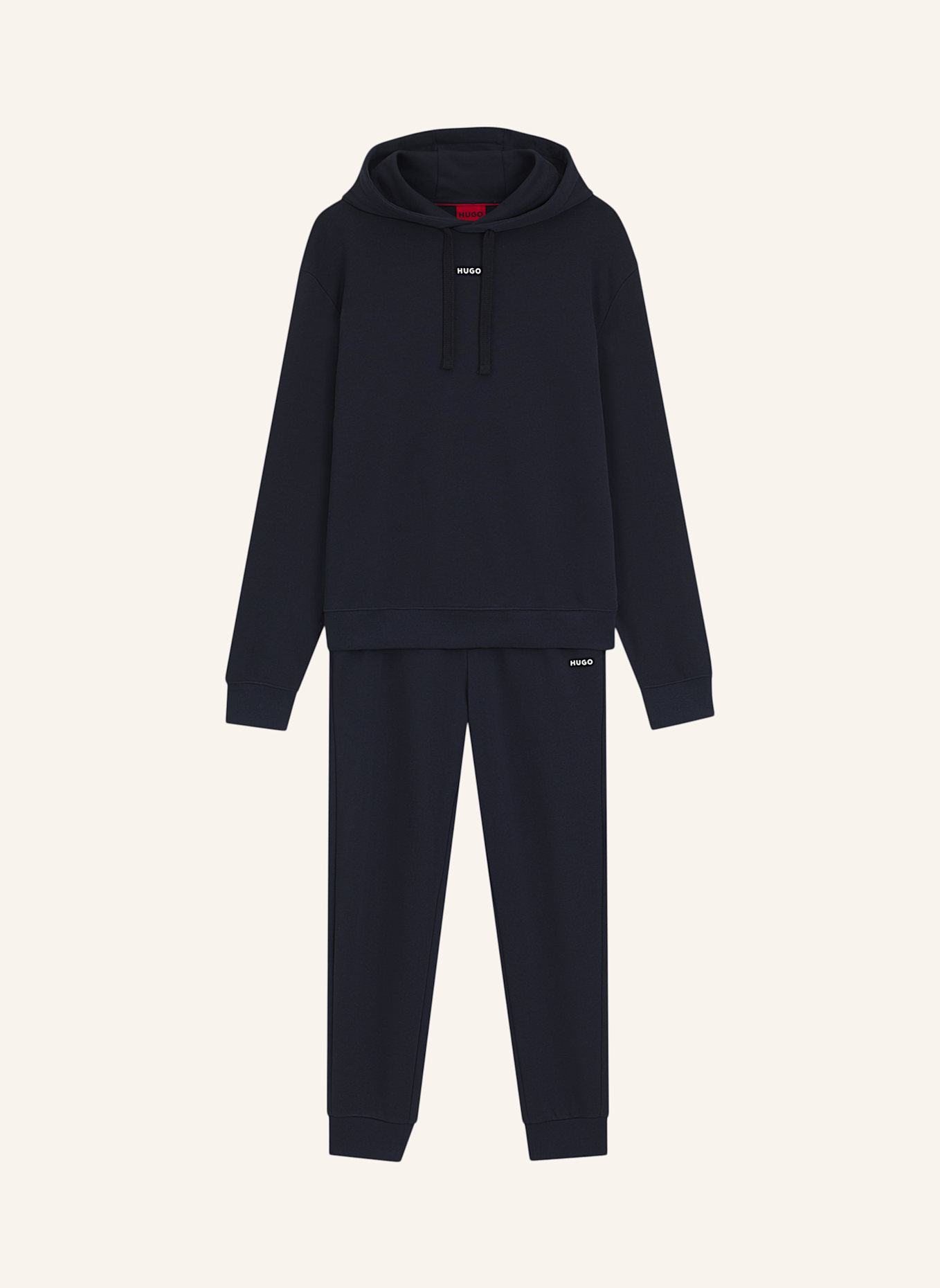 HUGO Sweatshirt TRACKSUIT_DAPODAYOTE Relaxed Fit: DUNKELBLAU