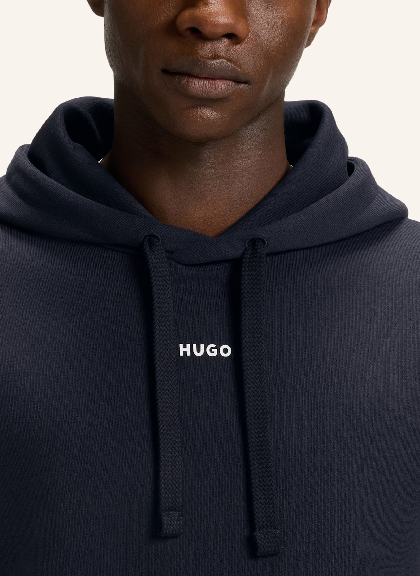 HUGO Sweatshirt TRACKSUIT_DAPODAYOTE Relaxed Fit: DUNKELBLAU
