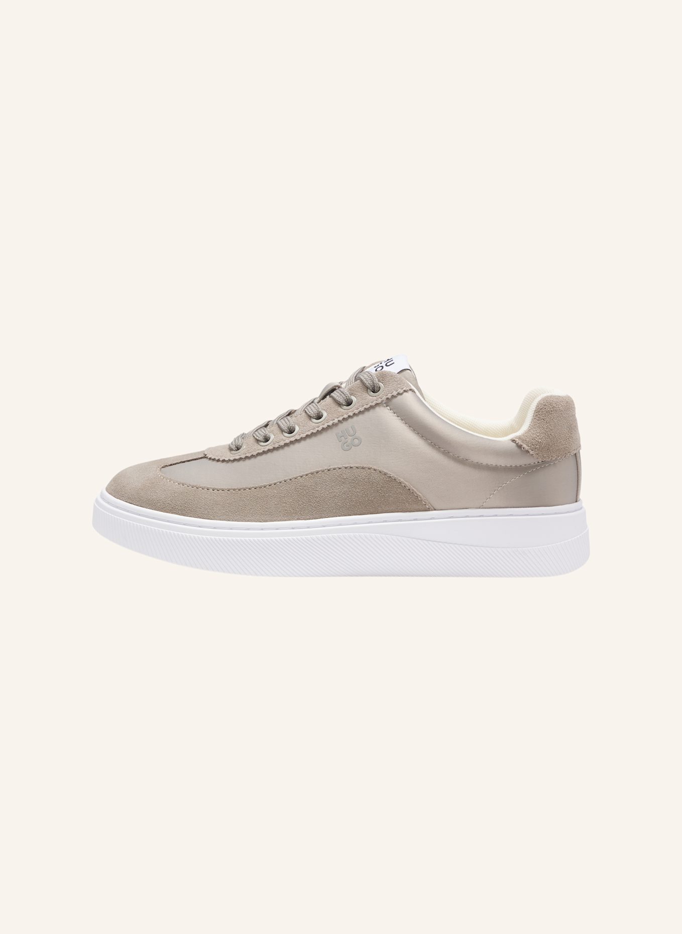 HUGO Turnschuh LYZZ_TENN_STSD: BEIGE