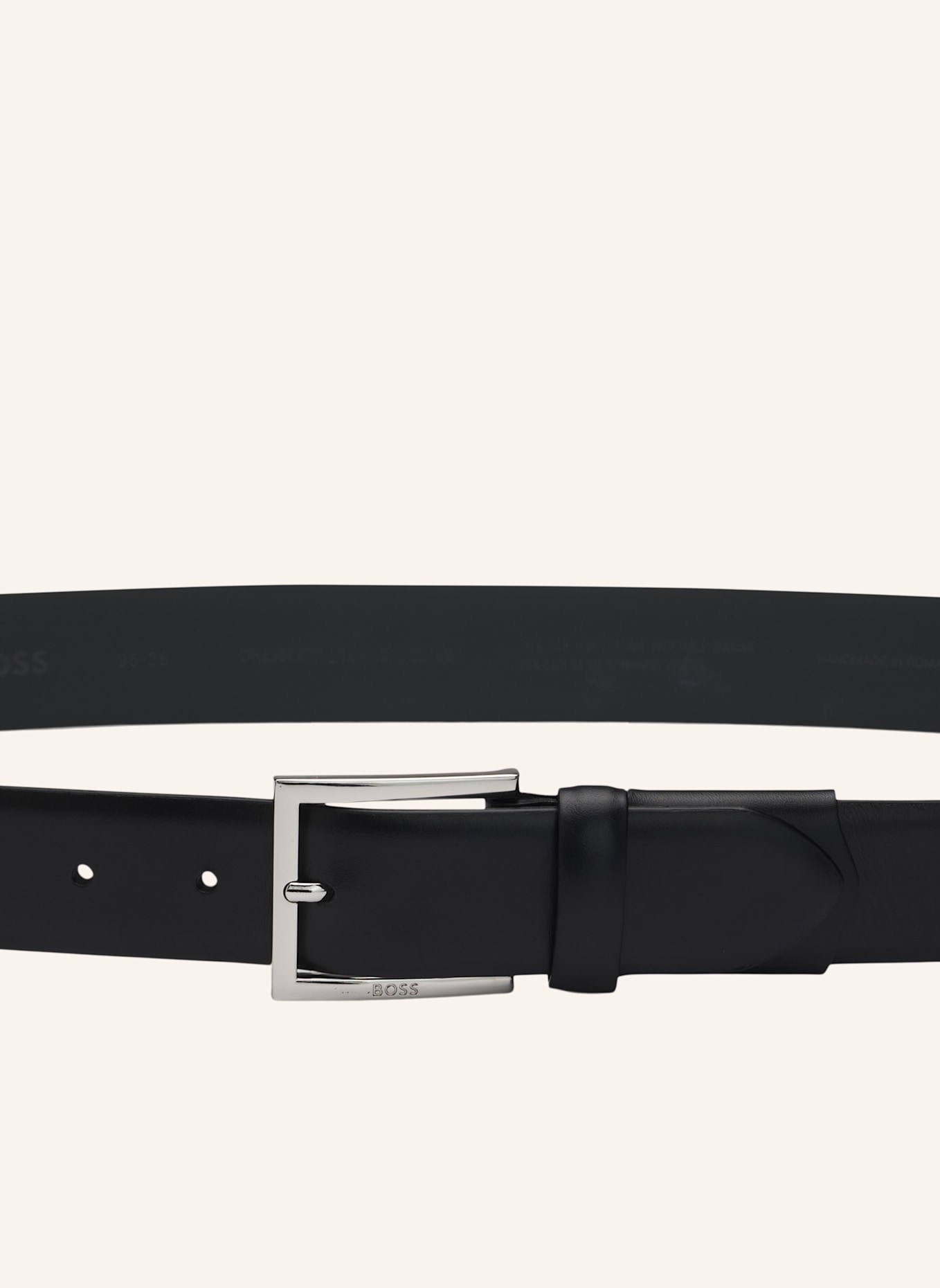 BOSS Business Gürtel DRESSLETIC_SZ35: SCHWARZ