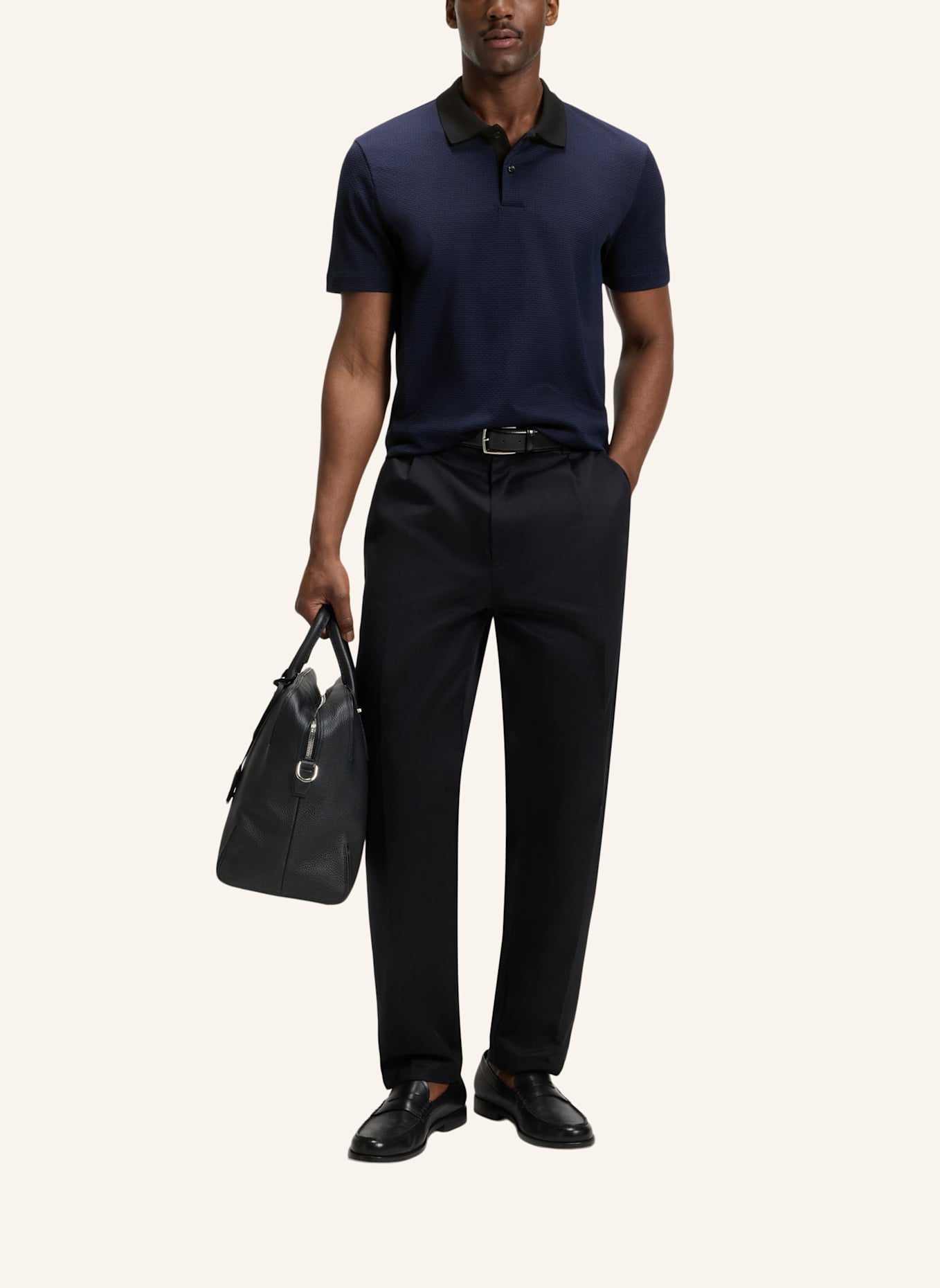 BOSS Poloshirt C-PARLAY 212 Regular Fit: DUNKELBLAU