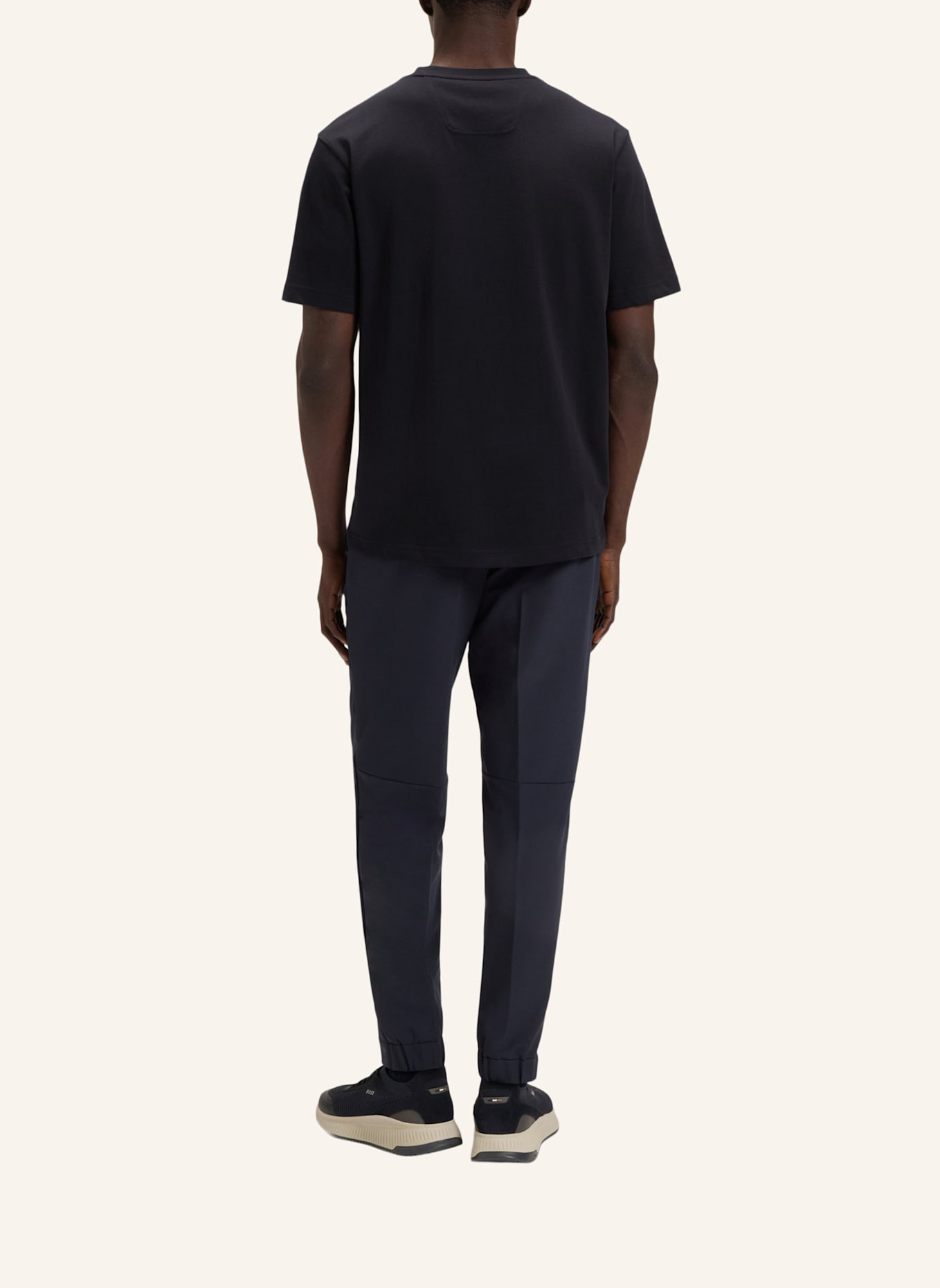 BOSS T-Shirt TEE GRX ZONE Relaxed Fit: DUNKELBLAU