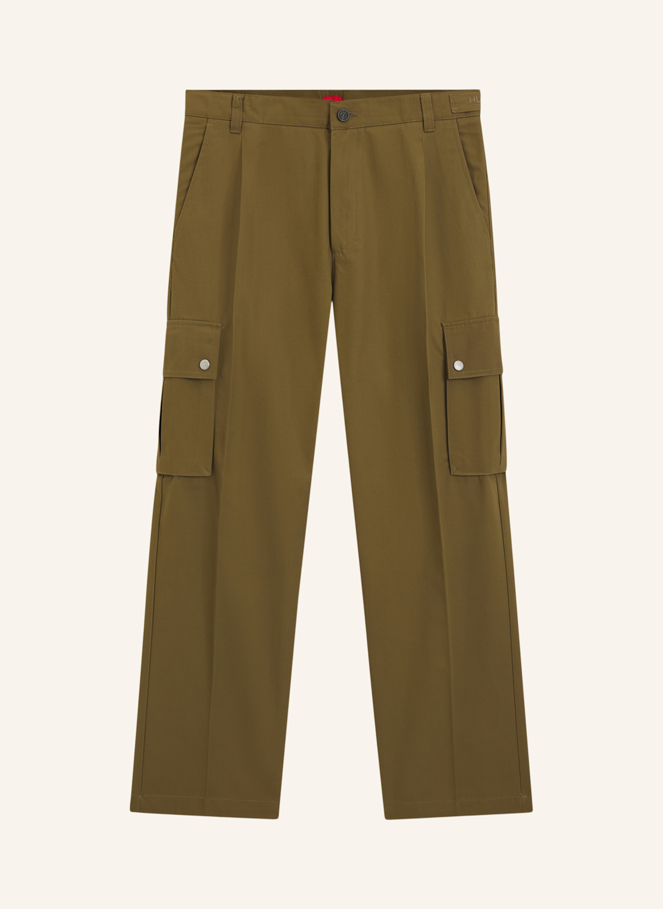 HUGO Cargohose GRAYSEN Regular Fit: GRÜN