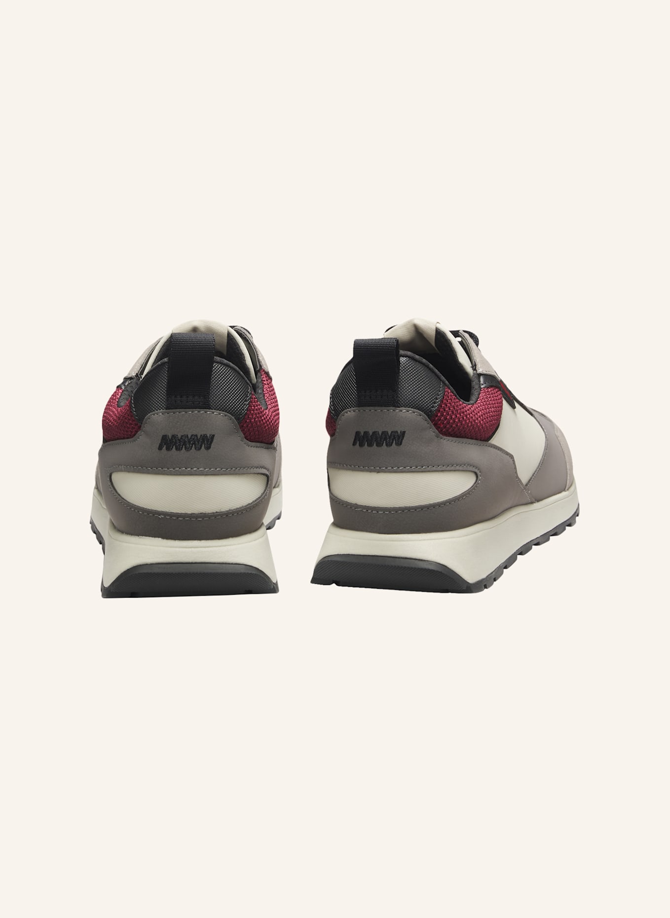 HUGO Sneaker ICELIN_RUNN_PUPES: GRAU