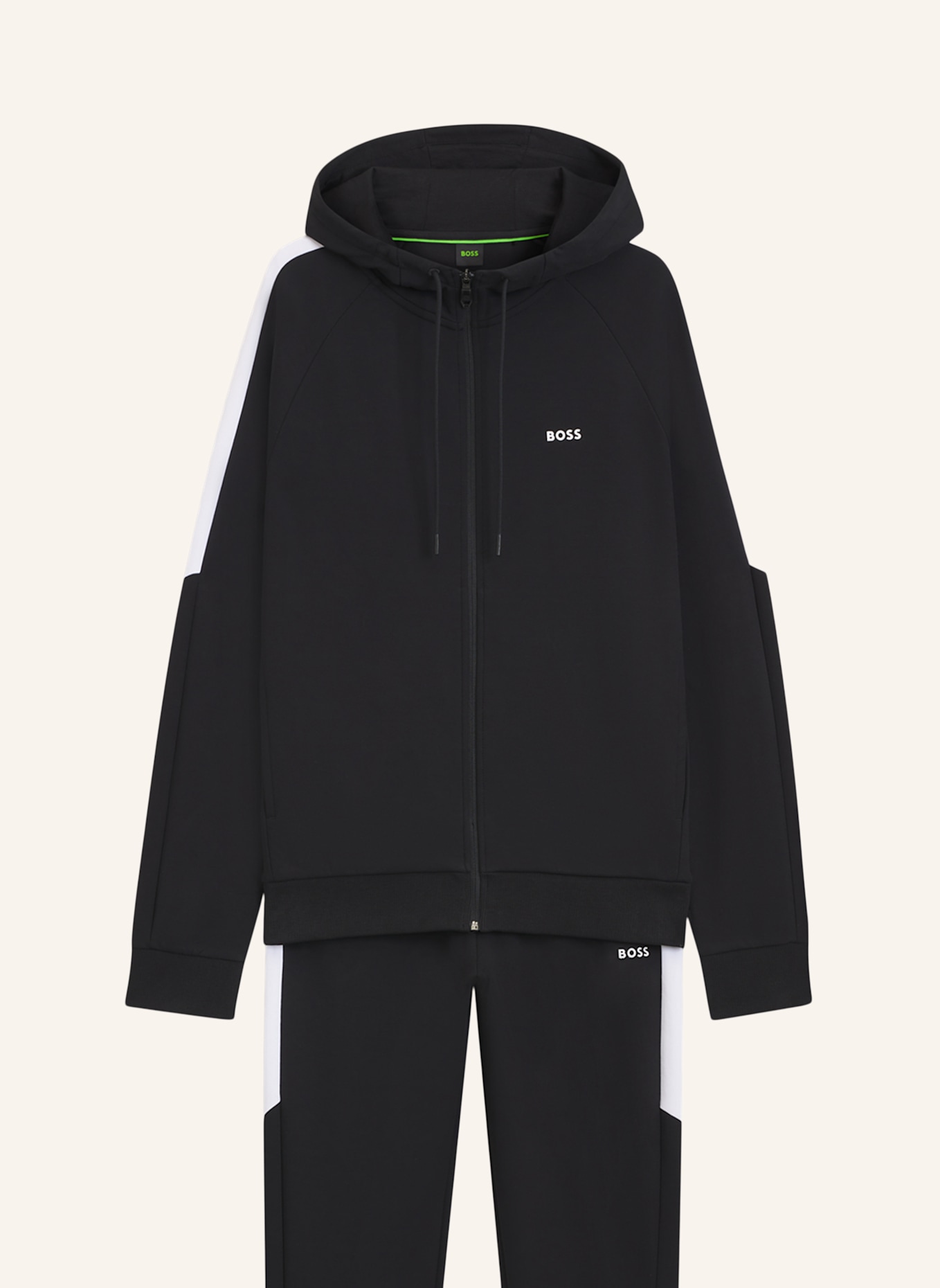 BOSS Sweatshirt TRACKSUIT SET_IN Regular Fit: SCHWARZ