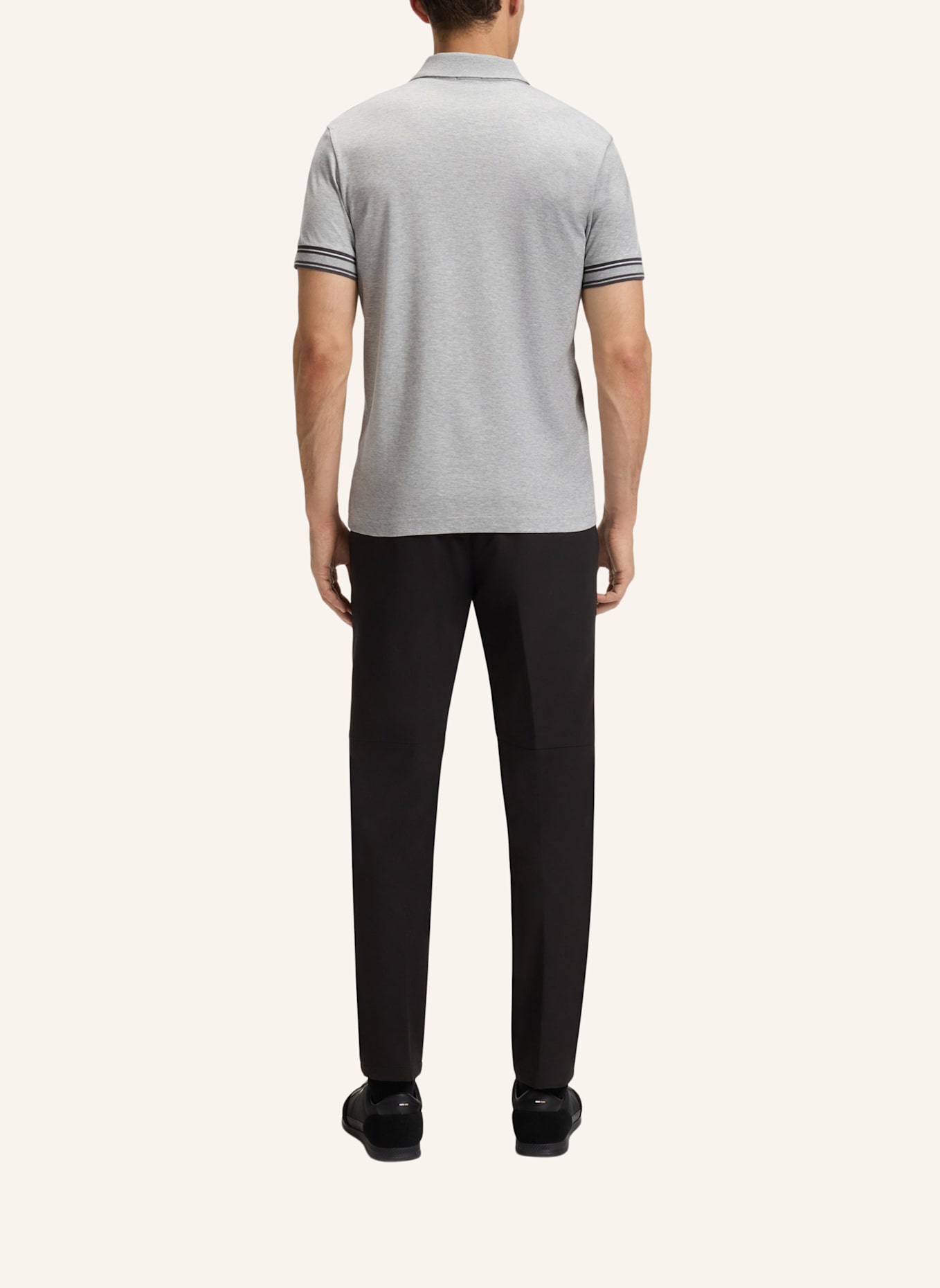 BOSS Poloshirt POLO ZONE Slim Fit: SILBER