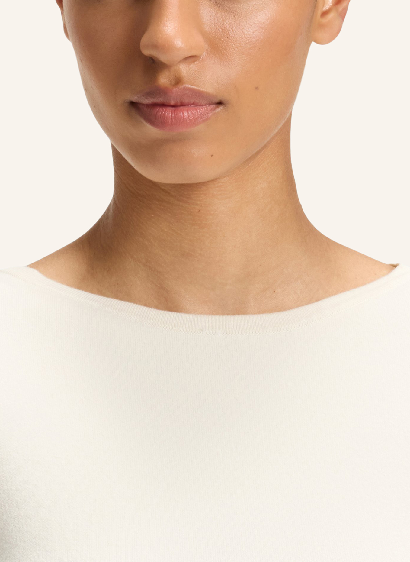 BOSS Gestricktes Kleid C_FAMME_1 Regular Fit: WEISS