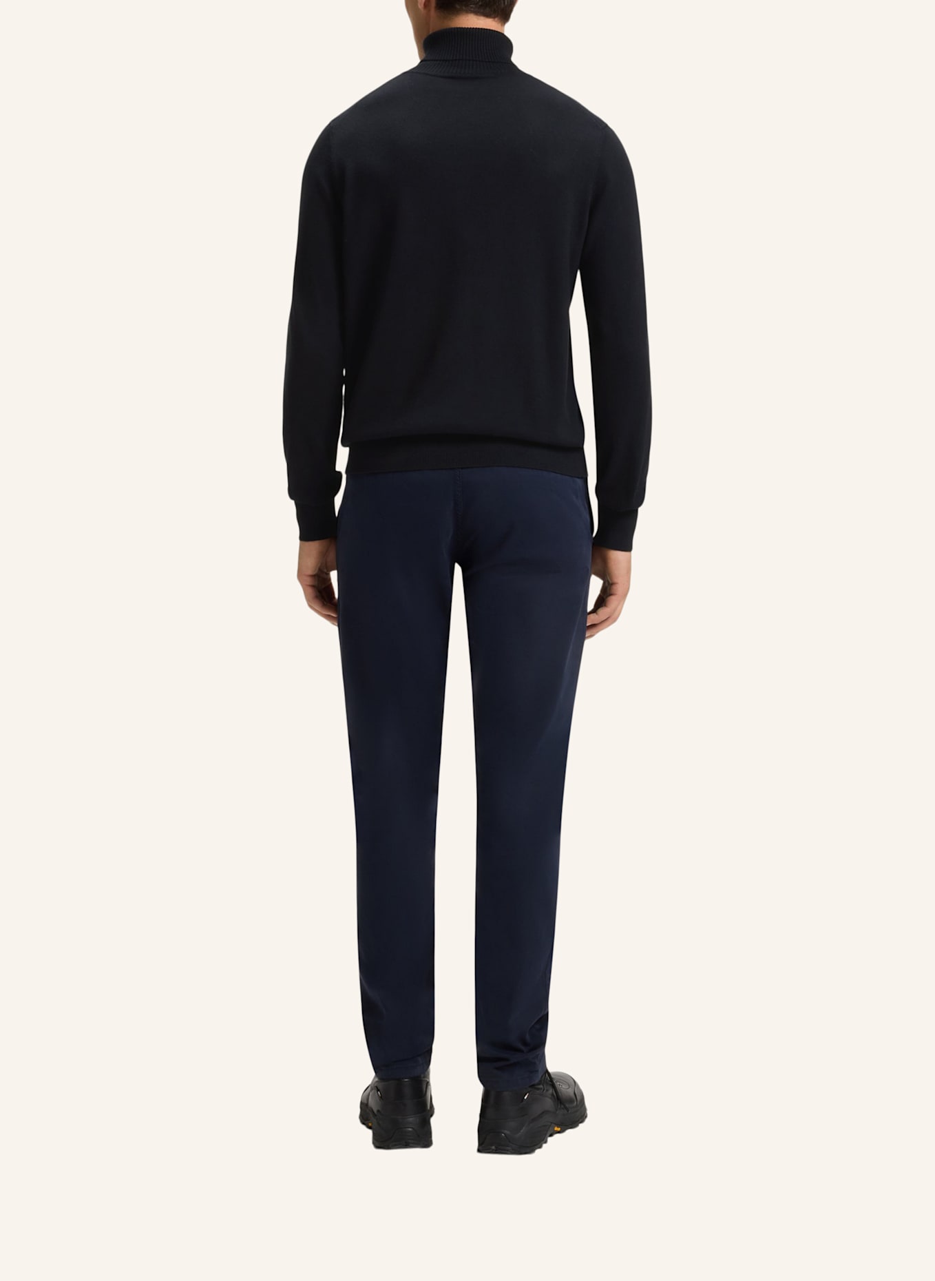 BOSS Rollkragenpullover AKIRO: DUNKELBLAU