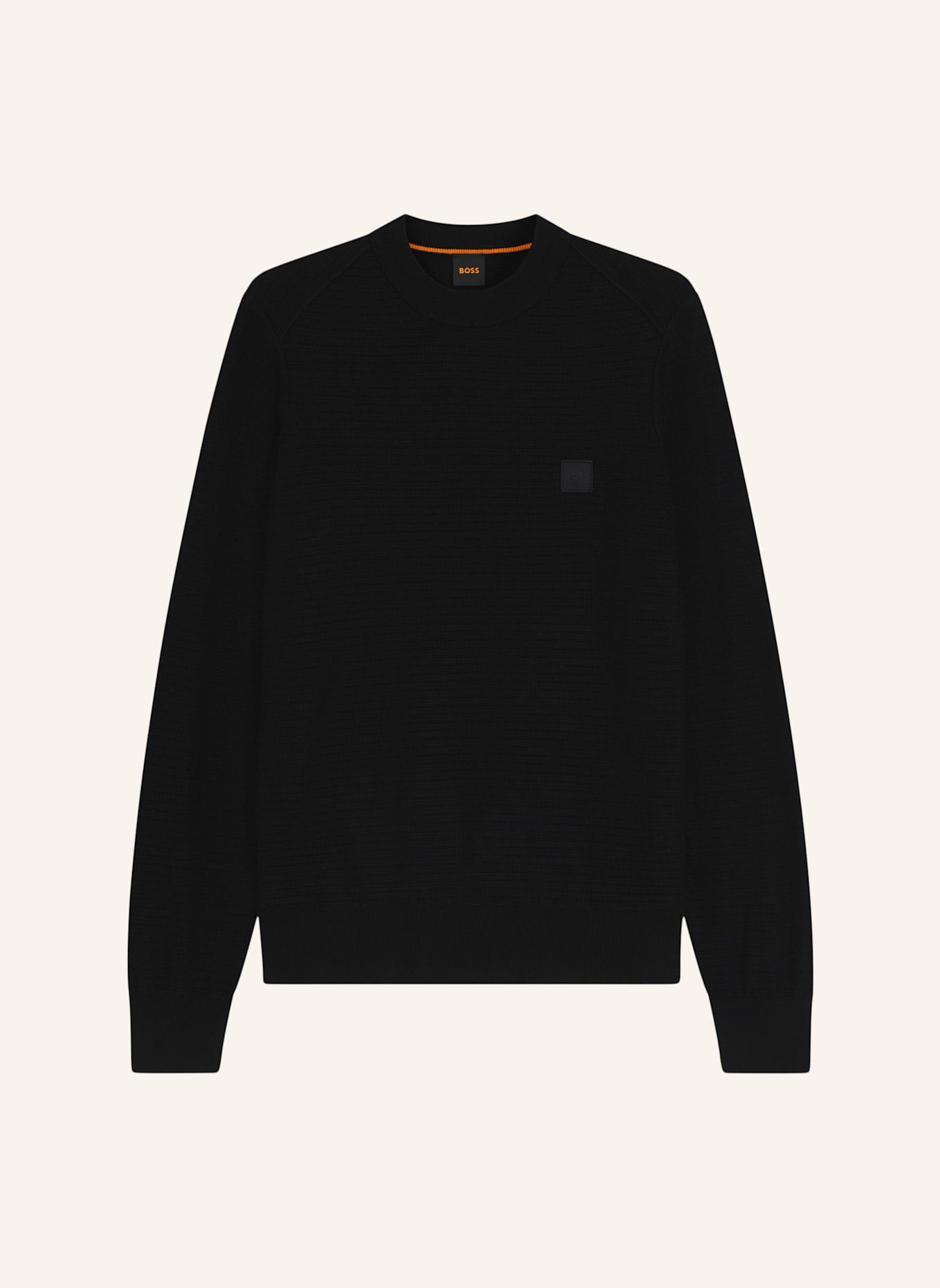 BOSS Pullover ANION: SCHWARZ