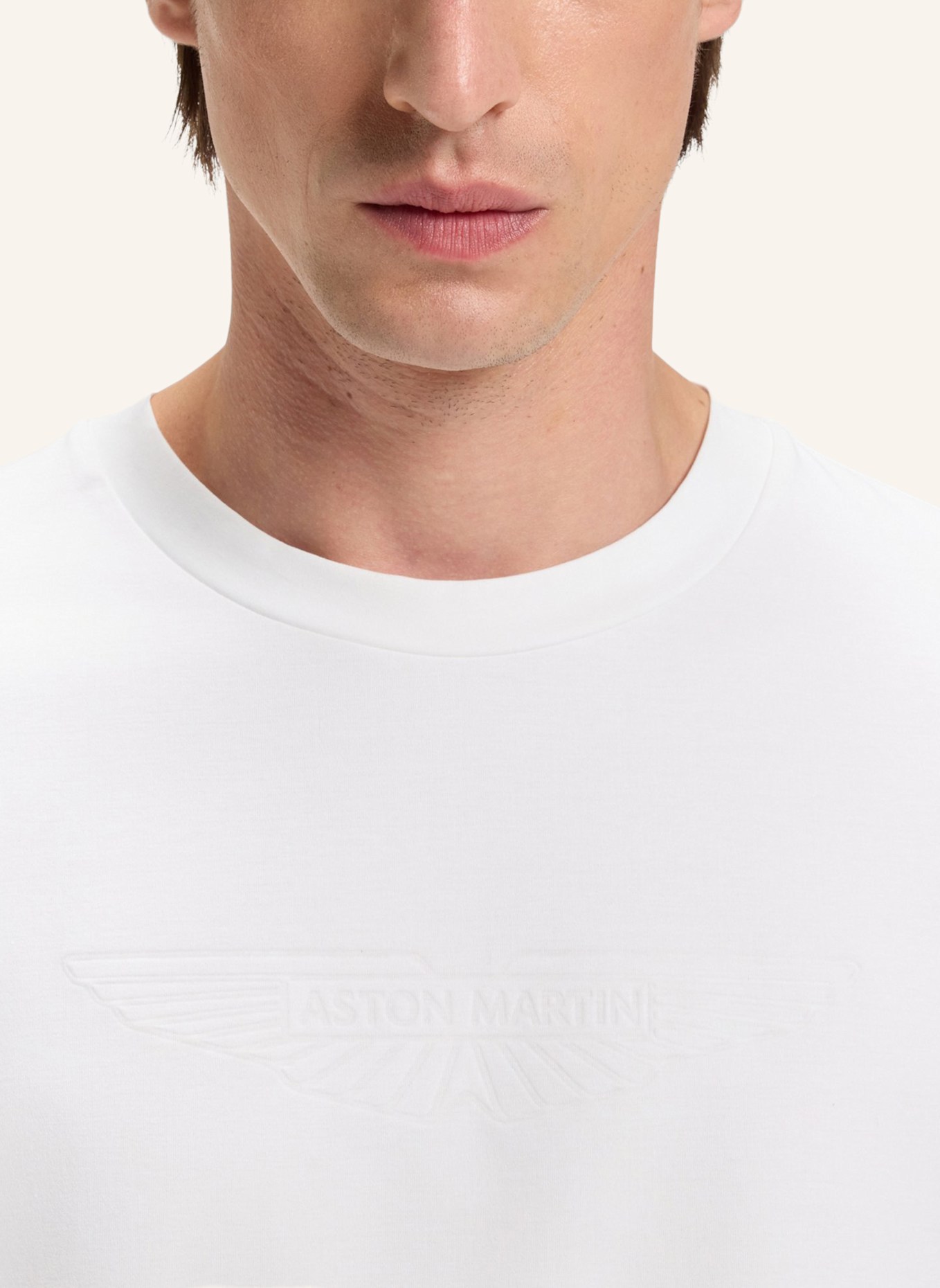 BOSS T-Shirt L-MAX_AM-254 Regular Fit: WEISS