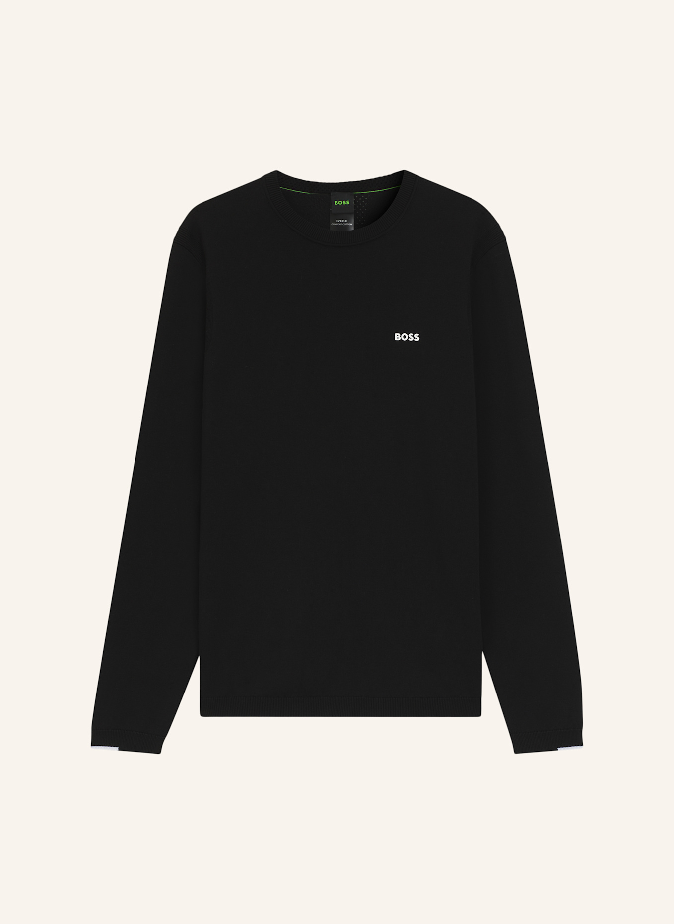 BOSS Pullover K_EVER-X CN Regular Fit: SCHWARZ
