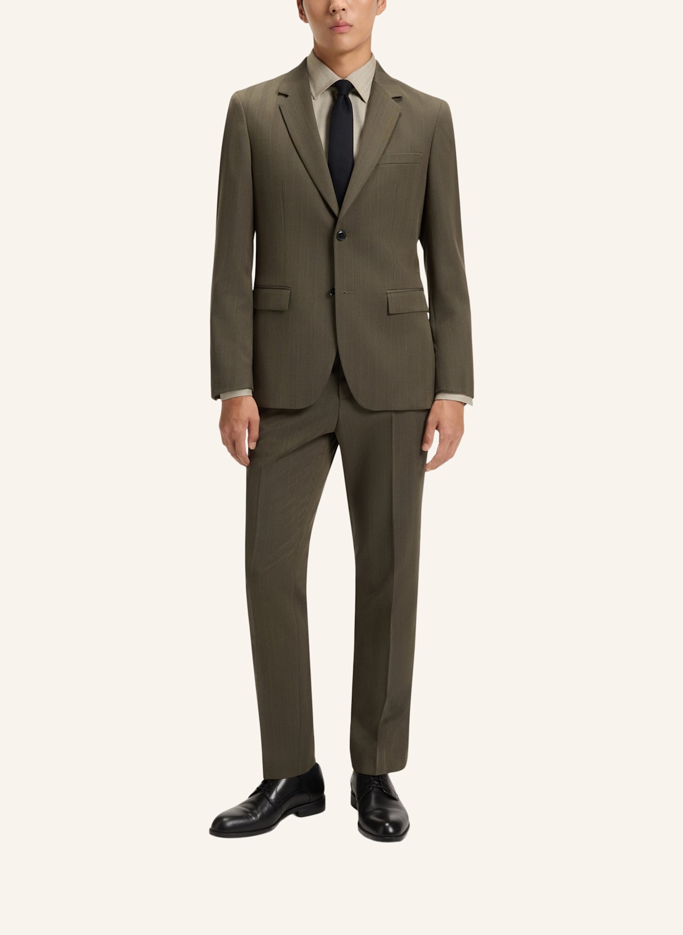 BOSS Business Anzug H-HOUSTON-2PCS-252 Slim Fit: BRAUN