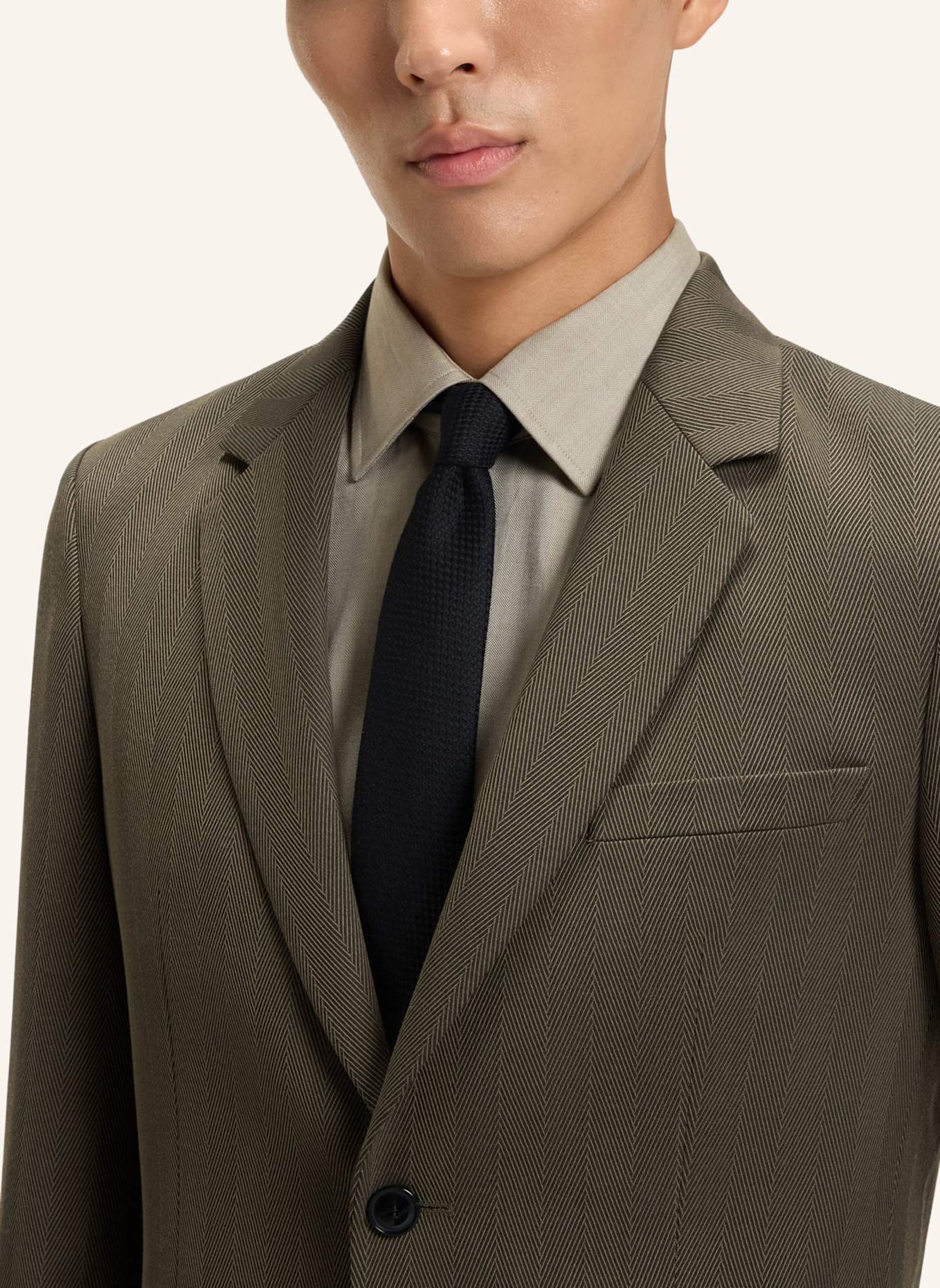 BOSS Business Anzug H-HOUSTON-2PCS-252 Slim Fit: BRAUN