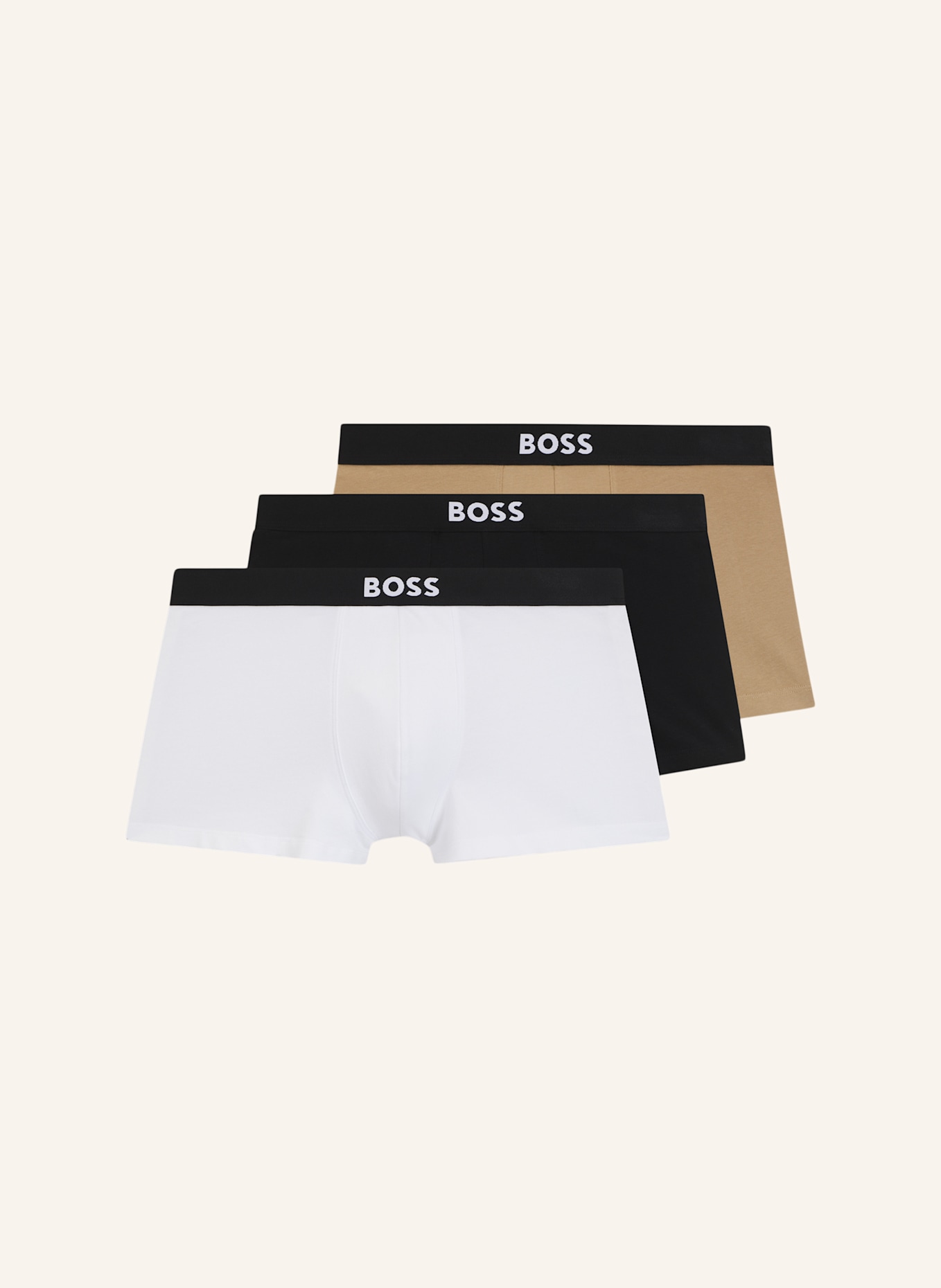 BOSS 3er-Pack Boxershorts ONE: WEISS