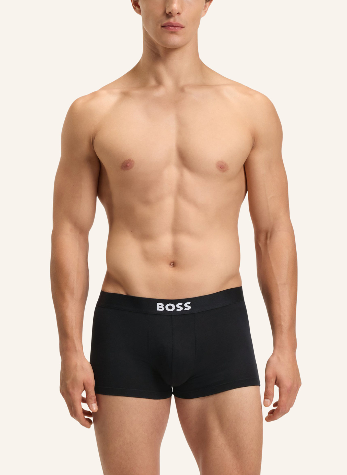 BOSS 3er-Pack Boxershorts ONE: WEISS