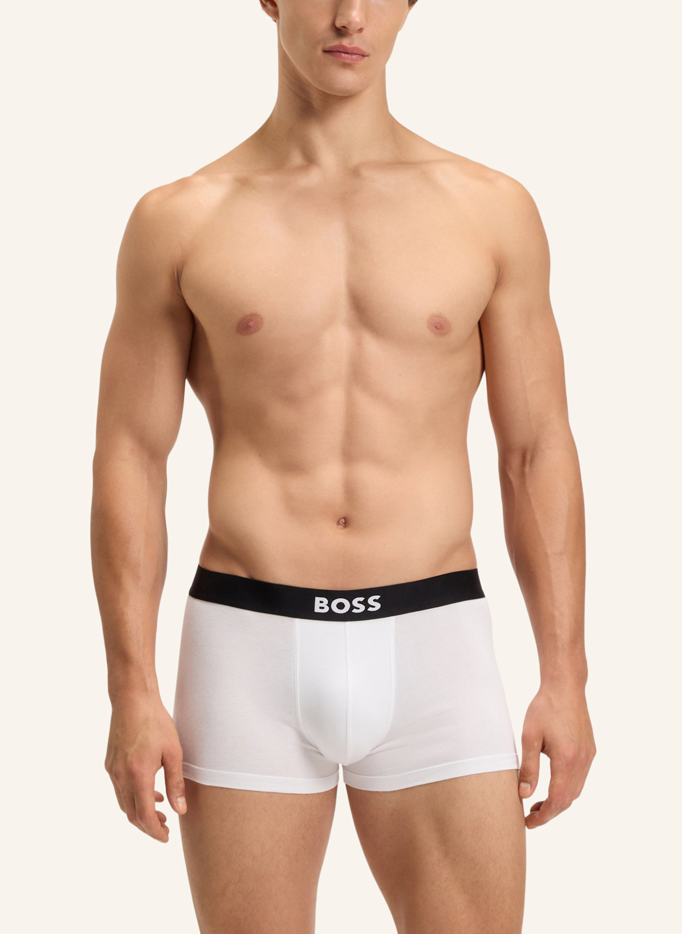 BOSS 3er-Pack Boxershorts ONE: WEISS