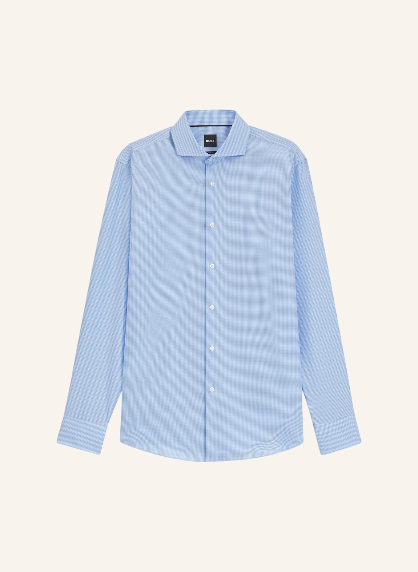 BOSS Business Hemd H-HANK-SPR-B1-C1-253 Slim Fit: HELLBLAU