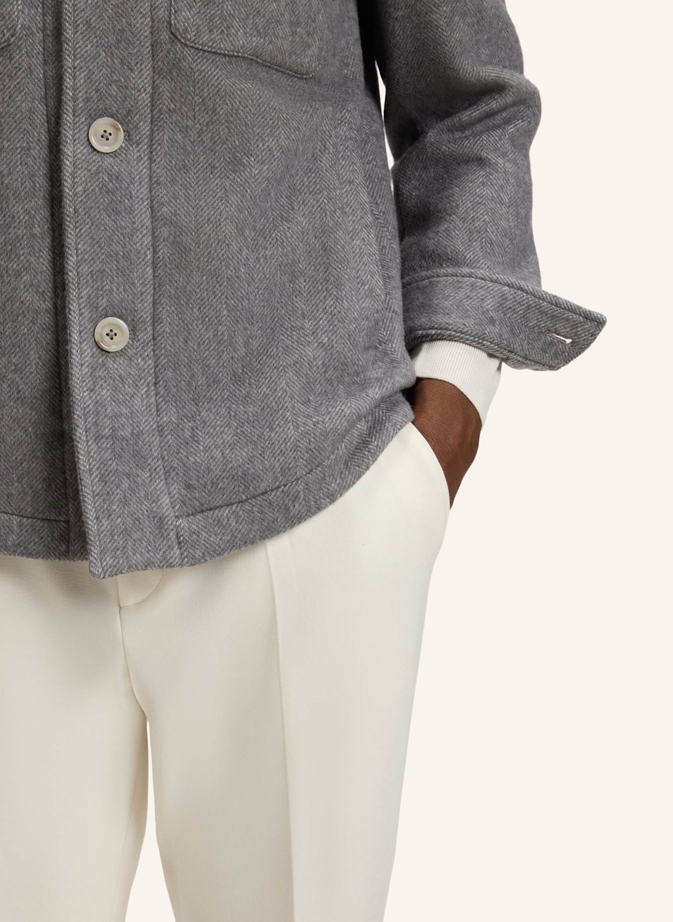 BOSS Blazer C-CARPER-OS-253F Relaxed Fit: SILBER