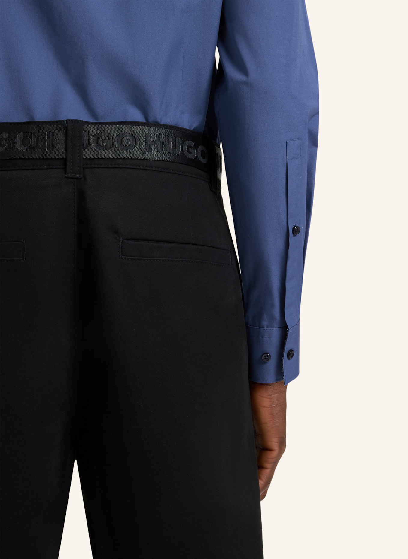 HUGO Business Hemd KOEY Slim Fit: BLAU