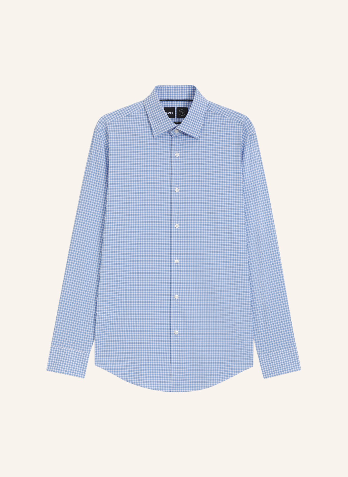 BOSS Business Hemd P-HANK-KENT-C1-222 Slim Fit: HELLBLAU