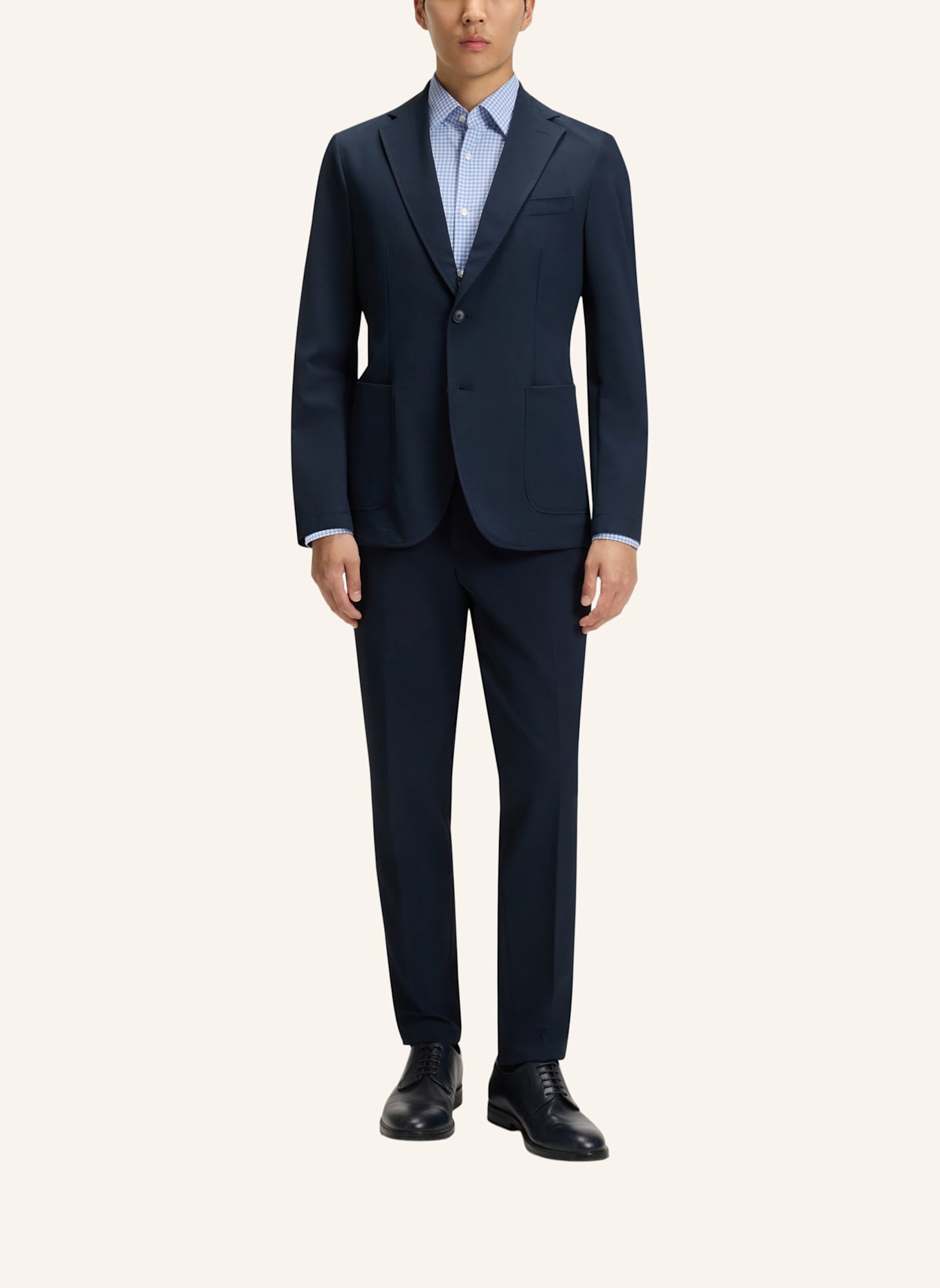 BOSS Business Hemd P-HANK-KENT-C1-222 Slim Fit: HELLBLAU