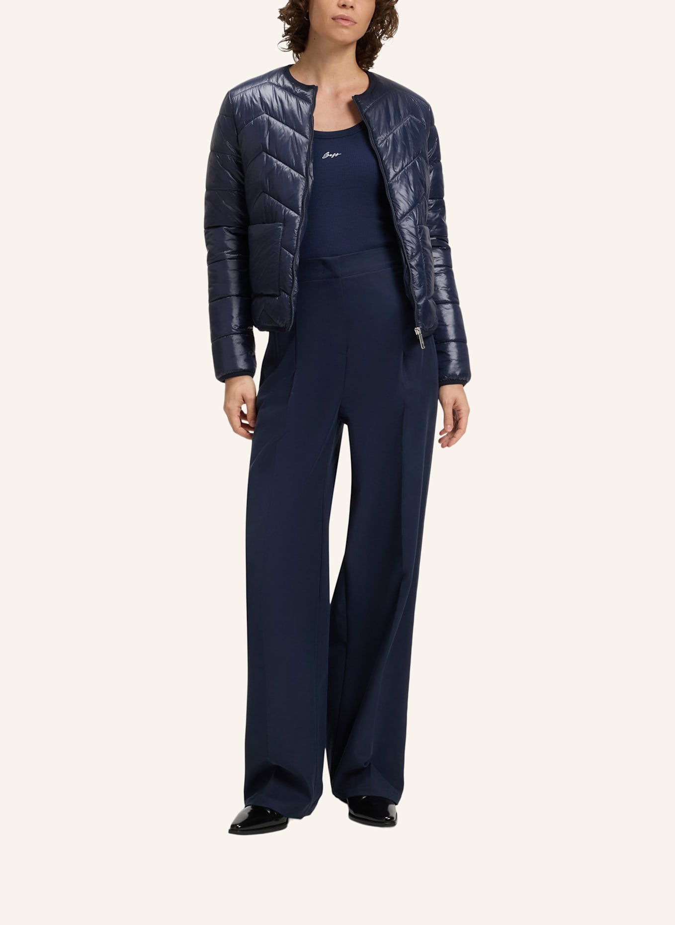 BOSS Casual Jacke C_PALATTI Regular Fit: DUNKELBLAU