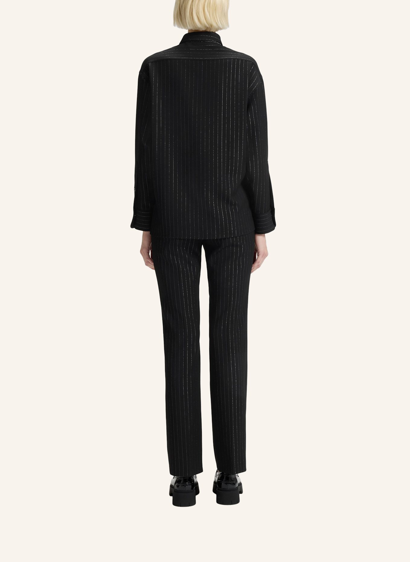 HUGO Business Bluse ESKIL Oversize Fit: WEISS