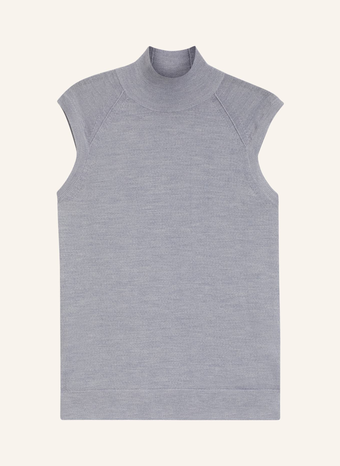 BOSS Stricktop FIPINI: HELLGRAU