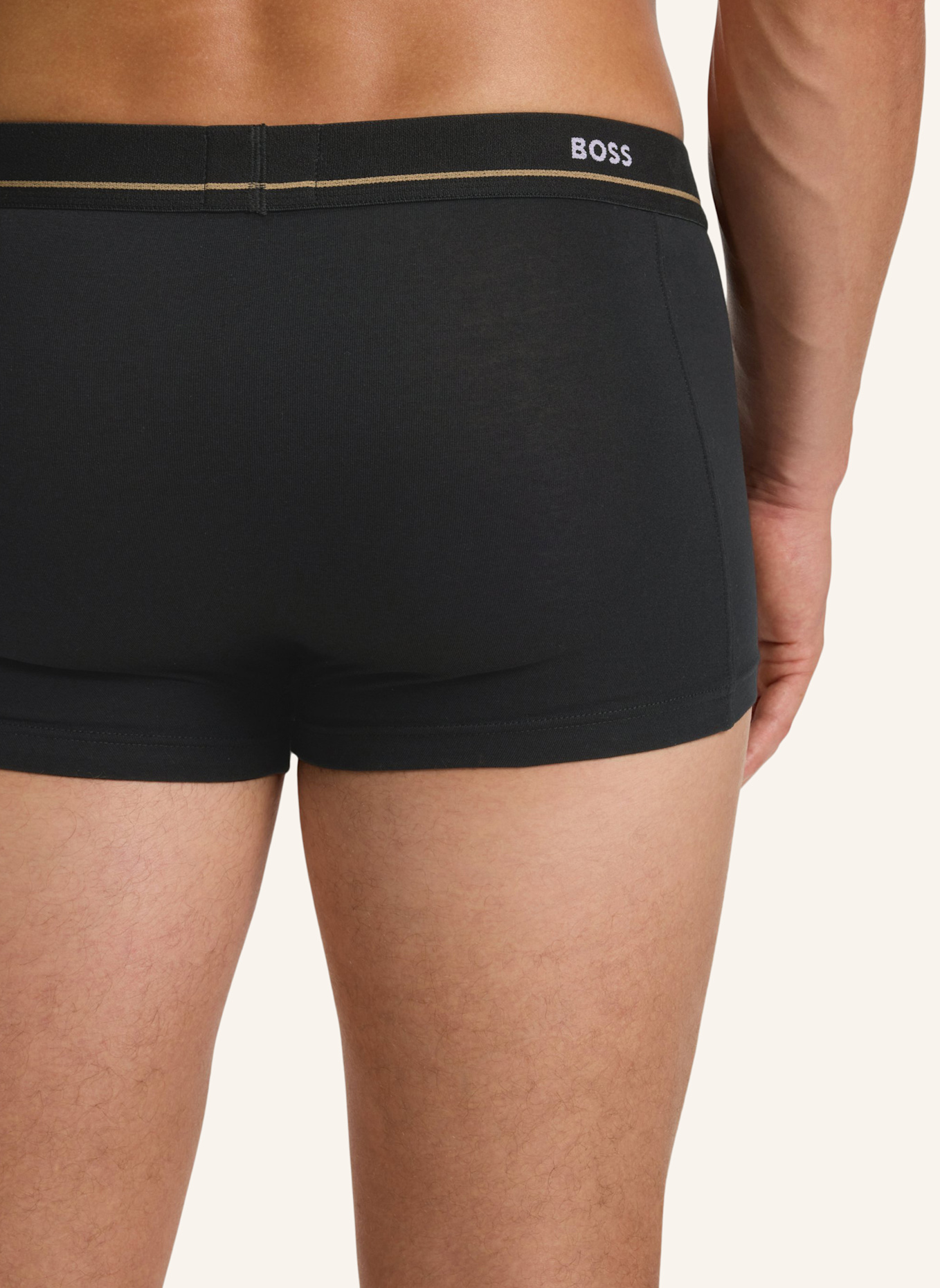 BOSS Boxershort TRUNK 5P ESSENTIAL: SCHWARZ
