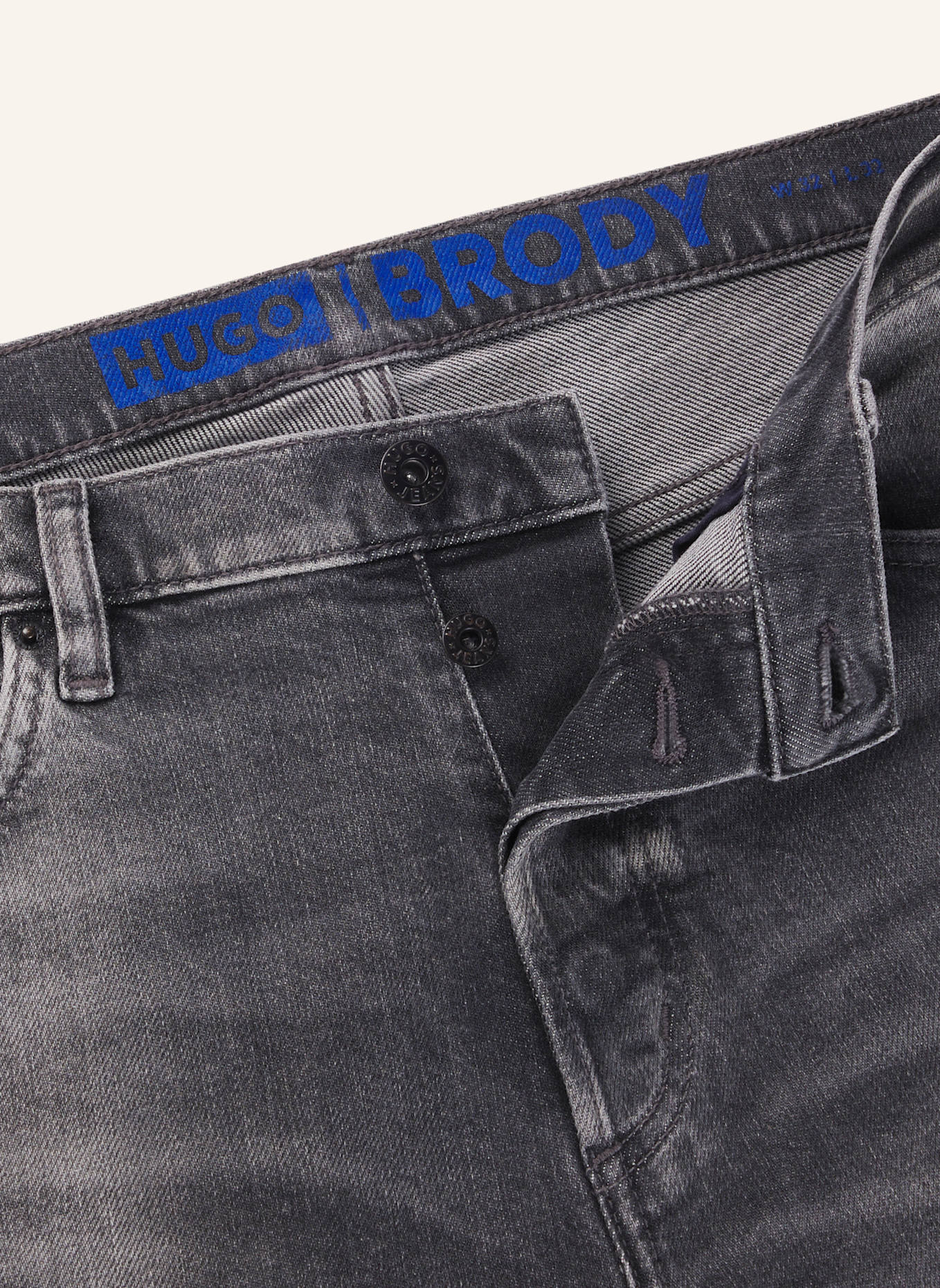 HUGO Jeans BRODY Tapered Fit: DUNKELGRAU