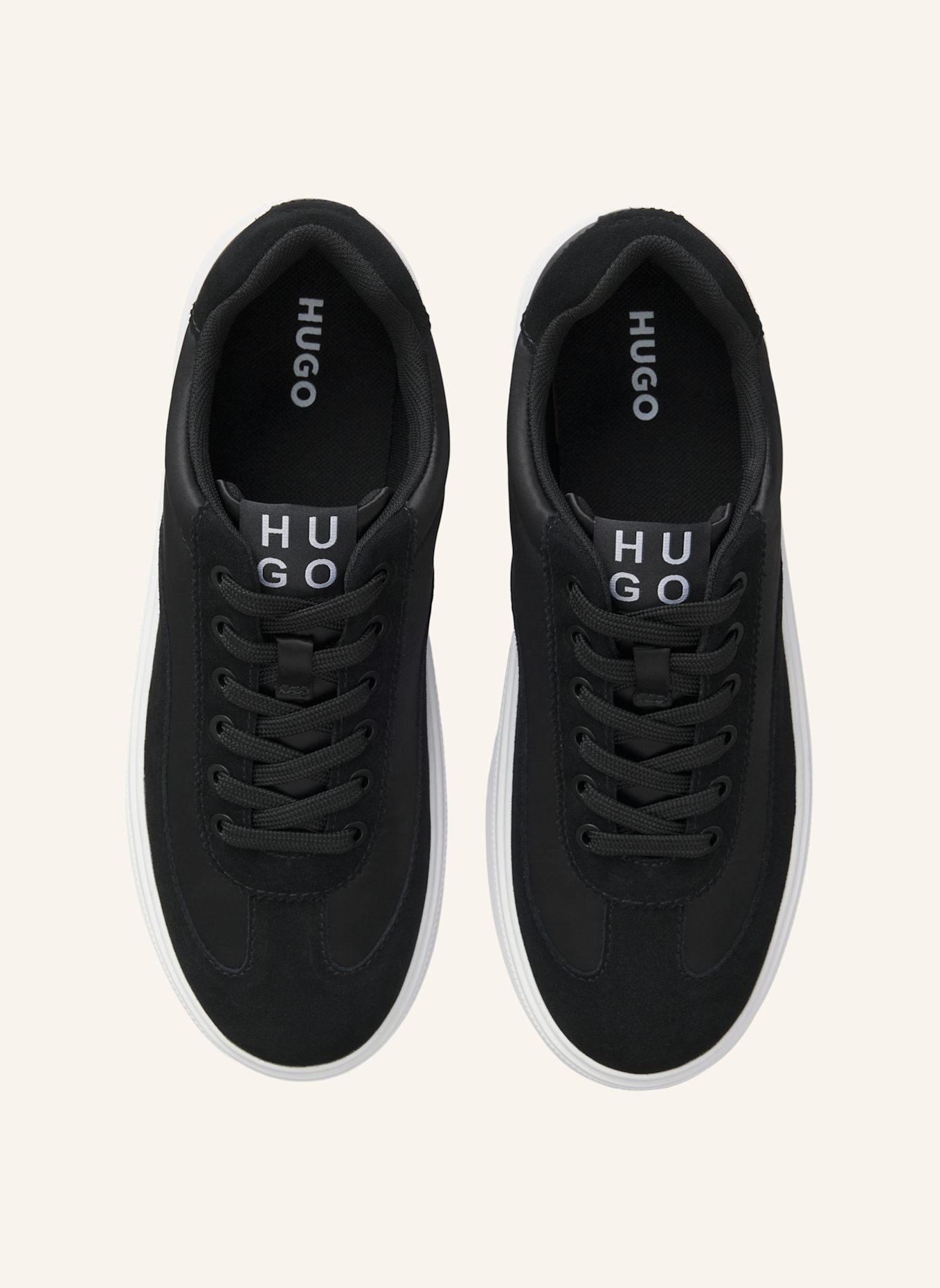 HUGO Turnschuh LYZZ_TENN_STSD: SCHWARZ