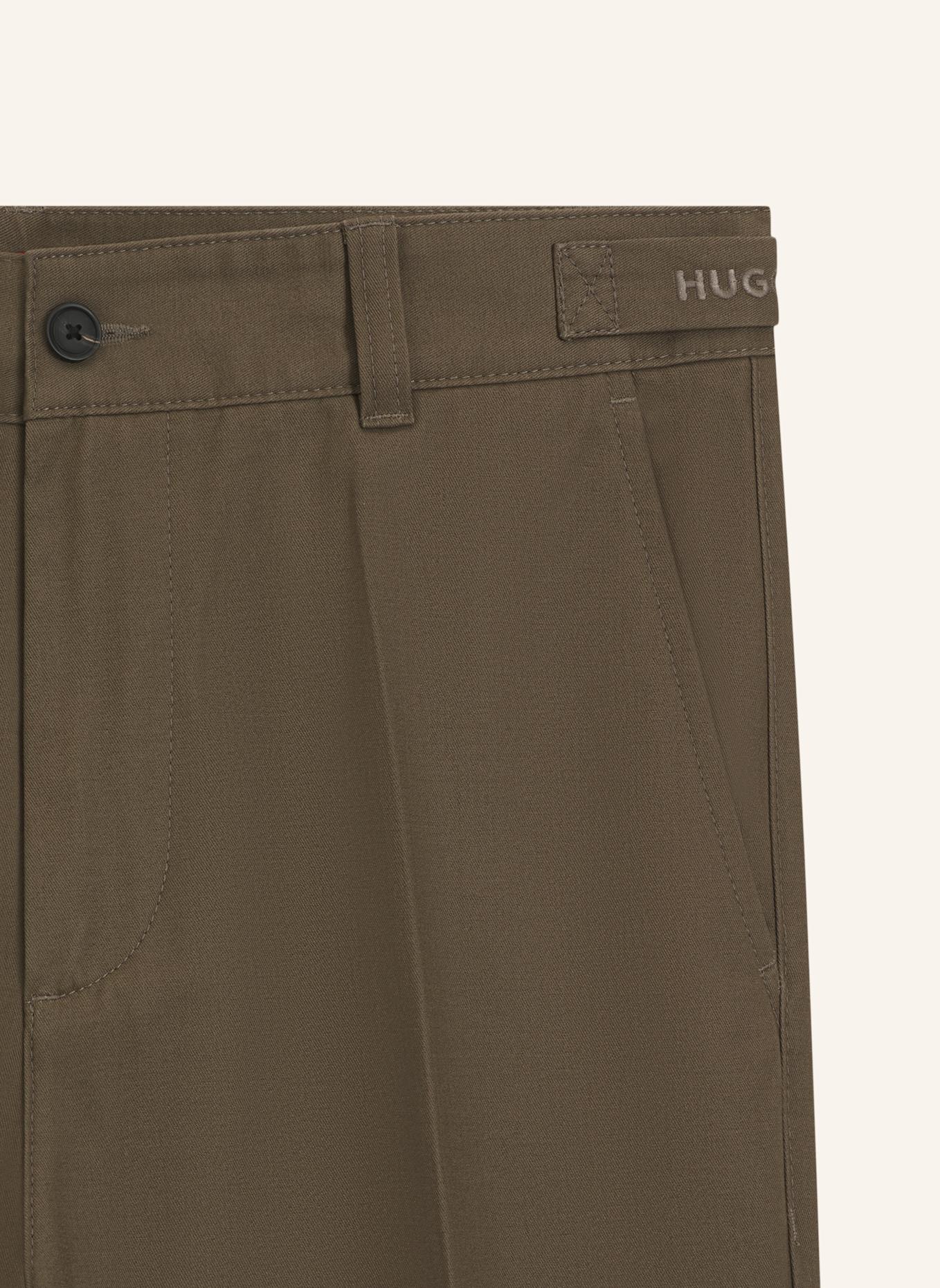 HUGO Casual Hose GENAR253 Slim Fit: GRAU