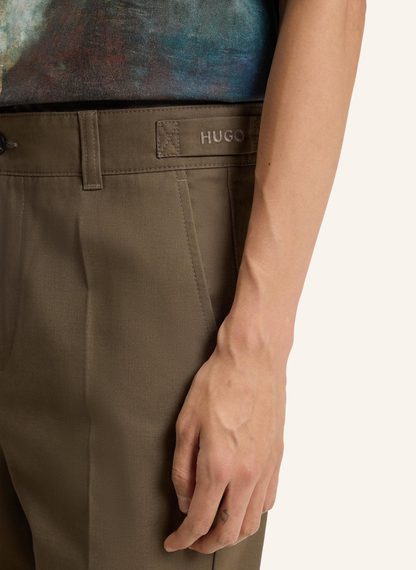 HUGO Casual Hose GENAR253 Slim Fit: GRAU