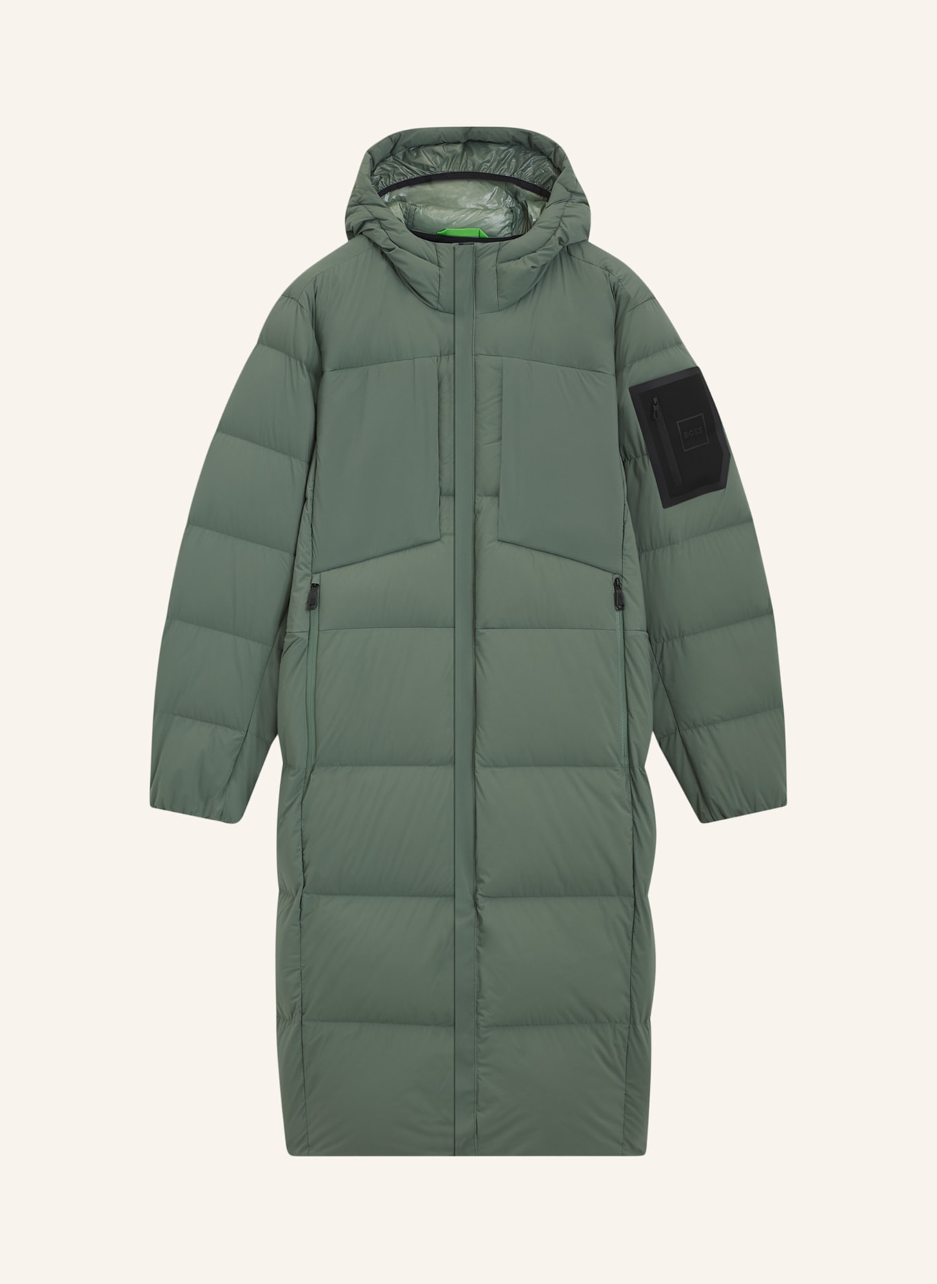 BOSS Daunenjacke OW_RIPLITE COAT HD Regular Fit: GRÜN