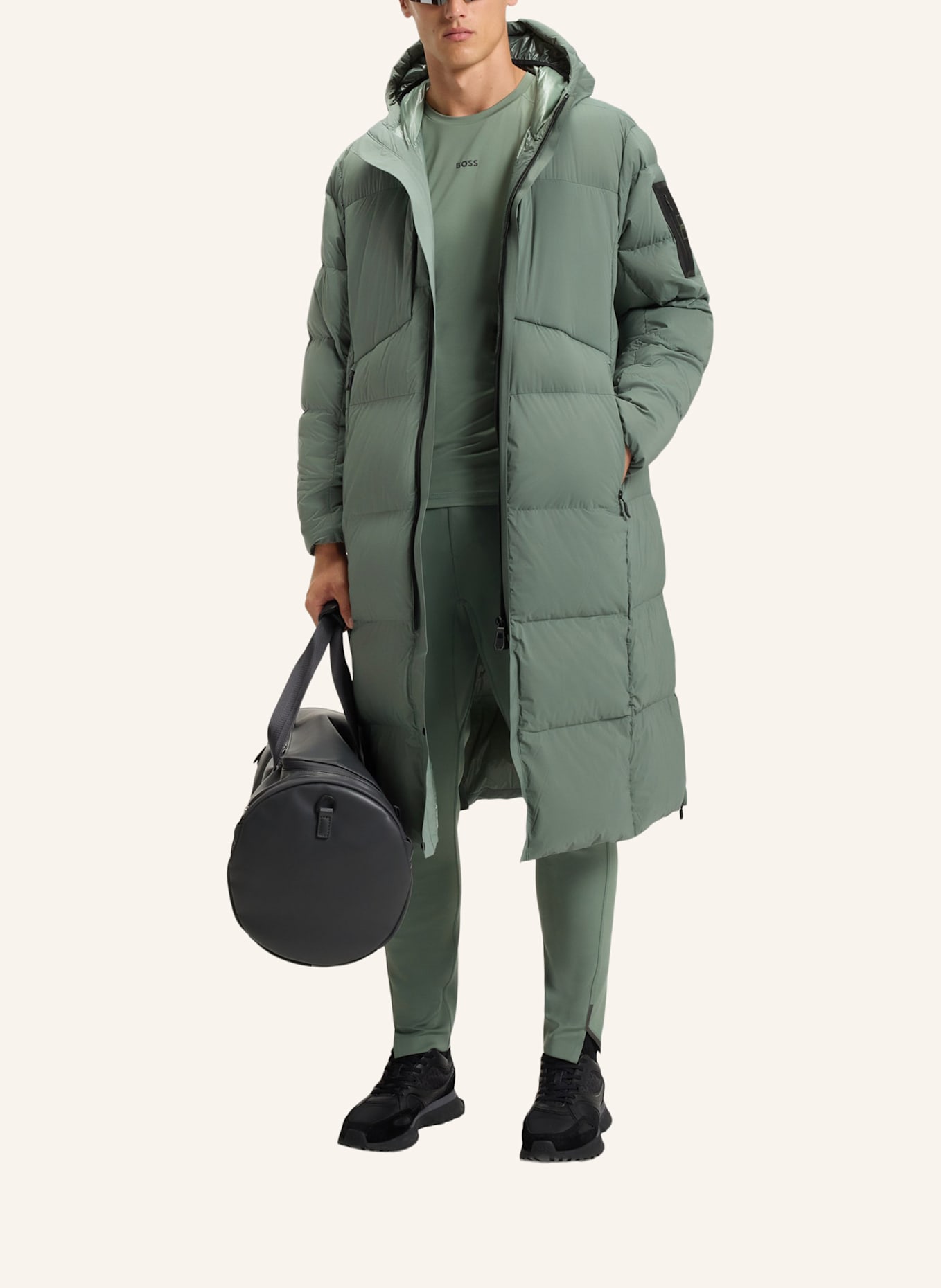 BOSS Daunenjacke OW_RIPLITE COAT HD Regular Fit: GRÜN