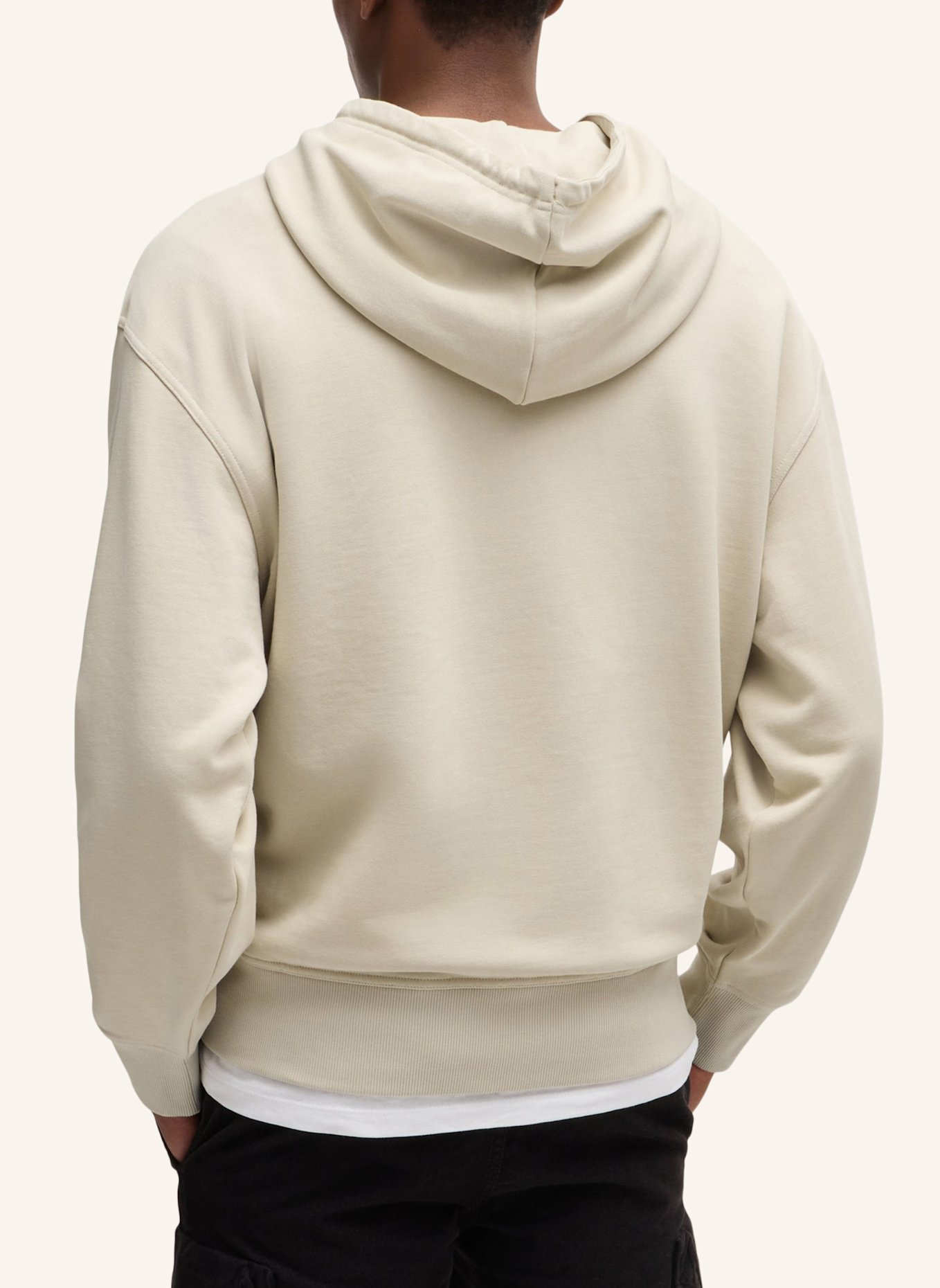 BOSS Hoodie WESMALLHOOD: BEIGE