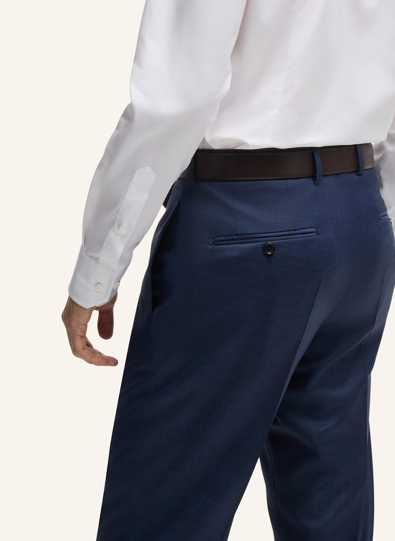 BOSS Business Hemd L-HAYS-KENT-C1-243 Slim Fit: WEISS