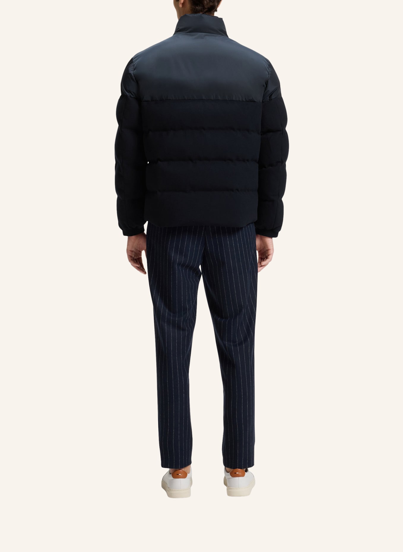 BOSS Casual Jacke H-CLANELLO1: DUNKELBLAU