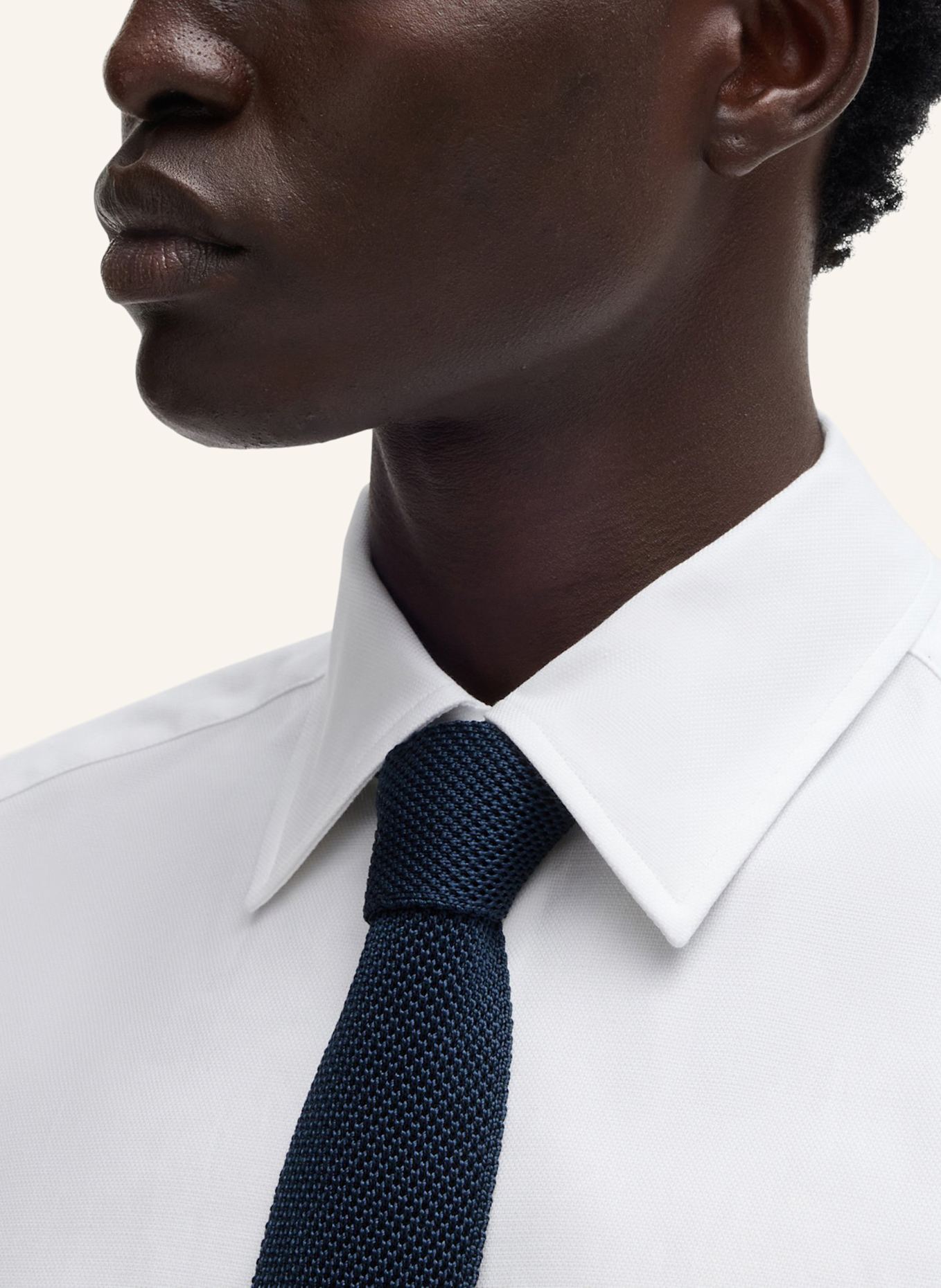 BOSS Business Hemd L-HAYS-KENT-C1-243 Slim Fit: WEISS