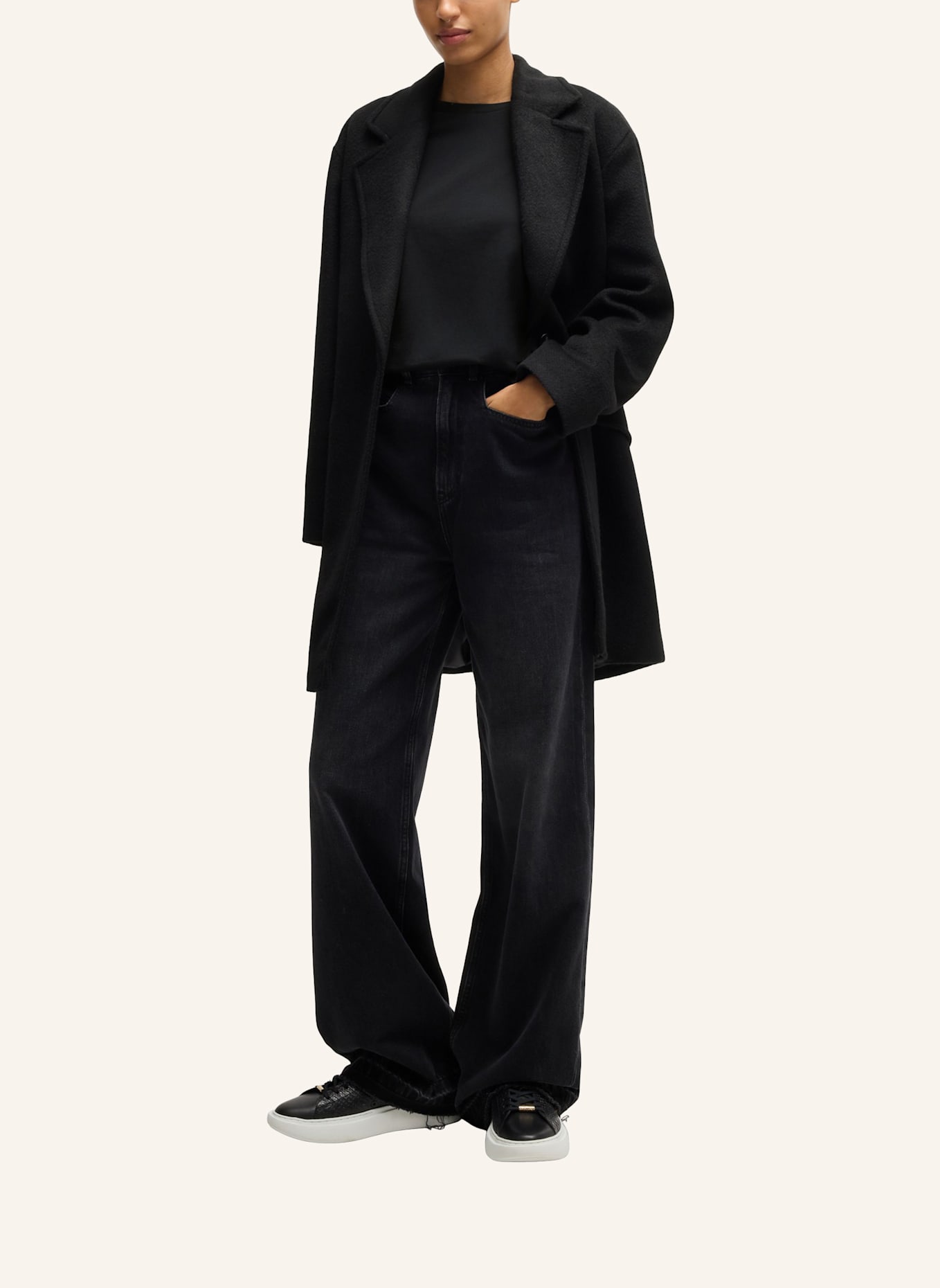 BOSS T-Shirt C_ESOGO Slim Fit: SCHWARZ