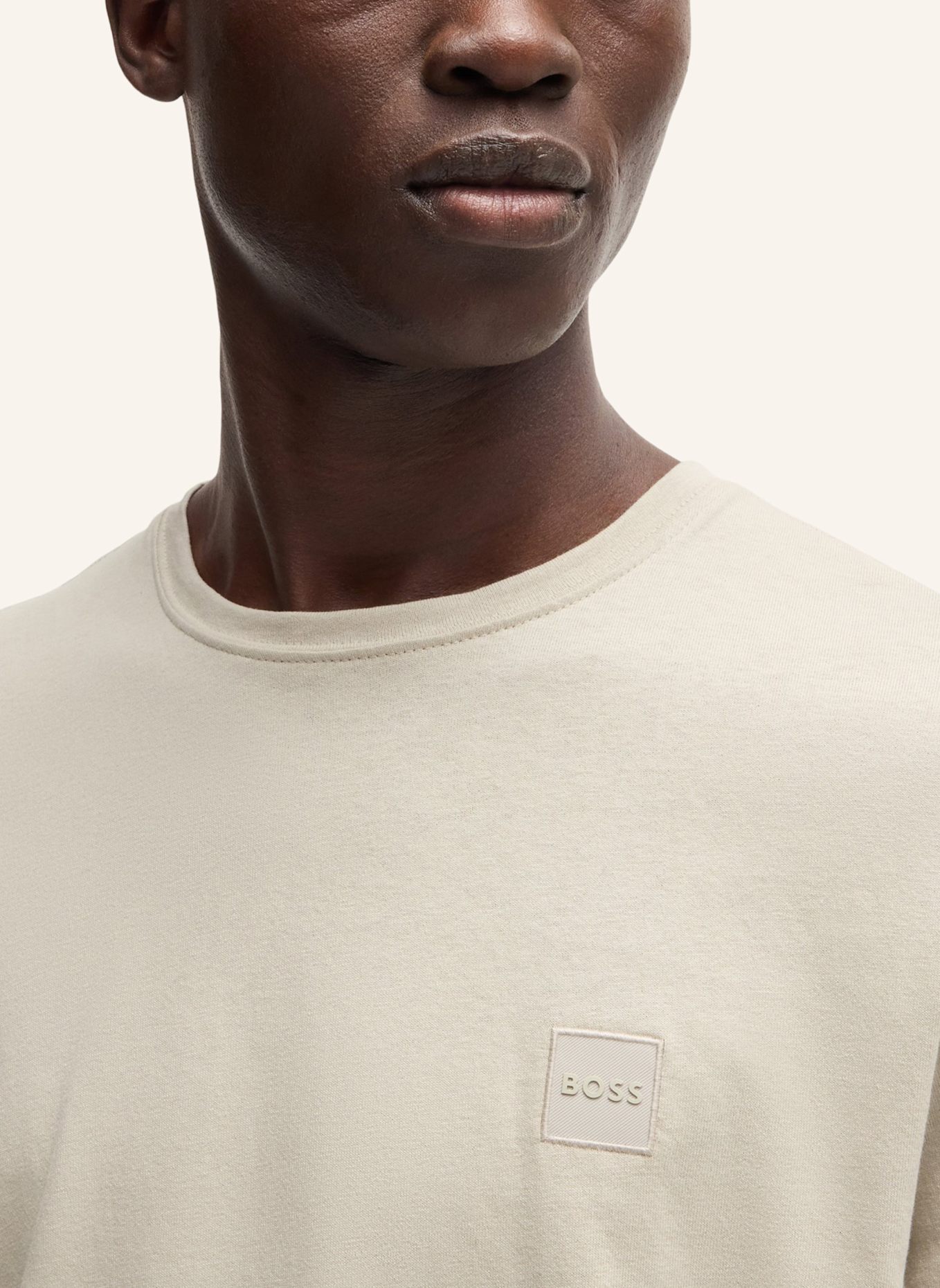 BOSS Longsleeve TACKS: BEIGE