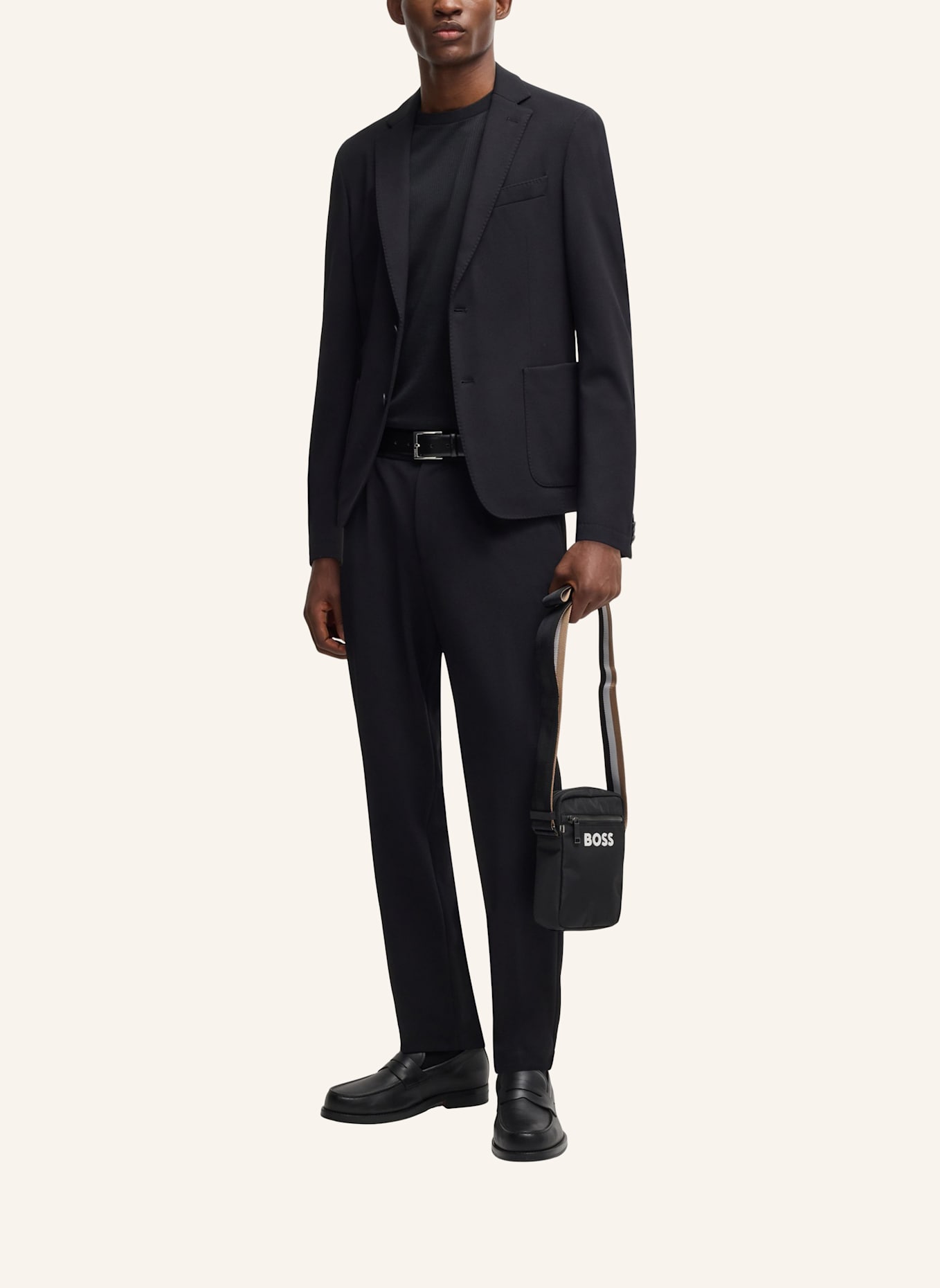 BOSS Crossbody-Tasche CATCH_3.0_NS_ZIP: SCHWARZ