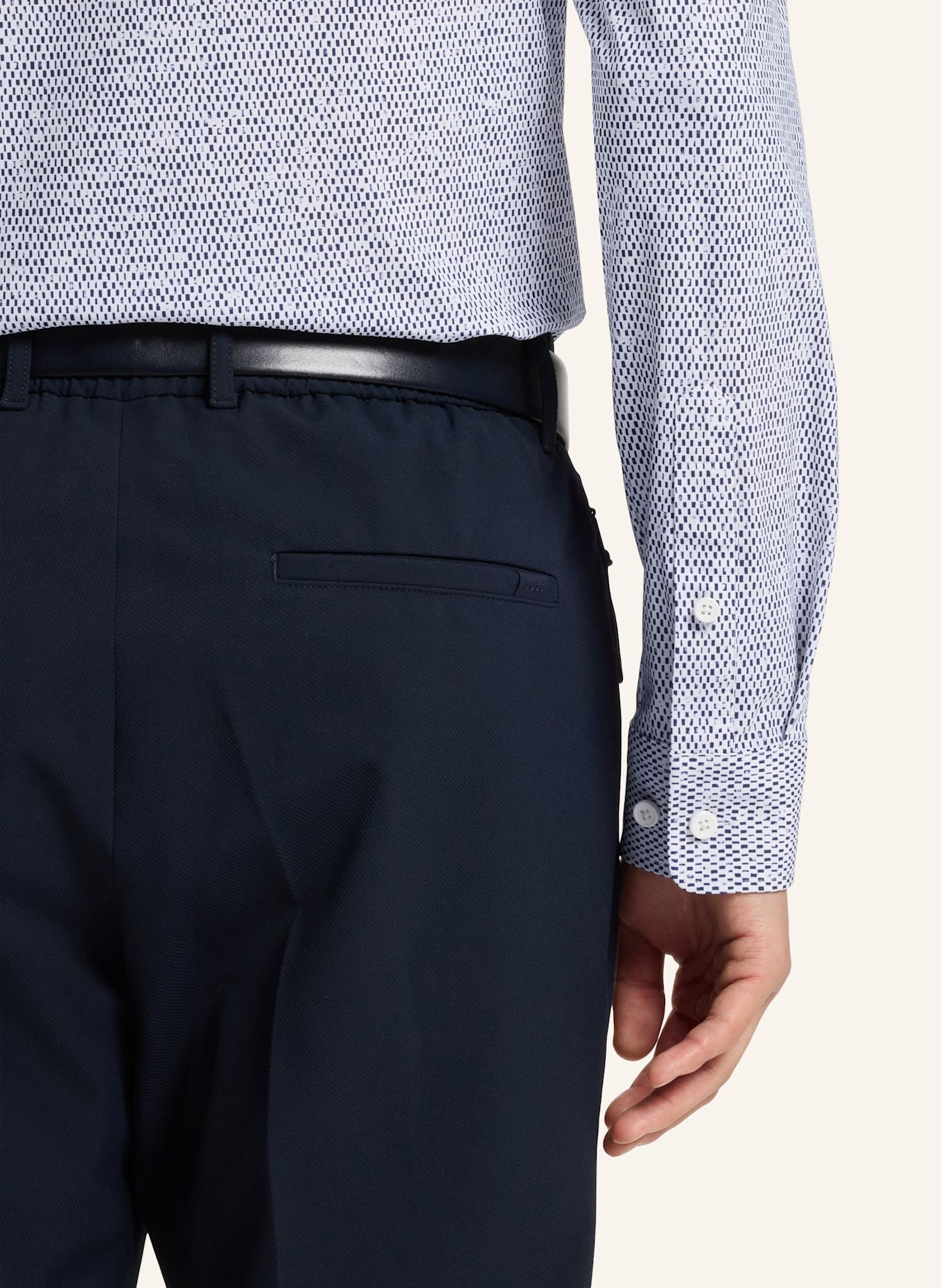 BOSS Casual Hemd P-ROAN-KENT-C1-233 Slim Fit: DUNKELBLAU