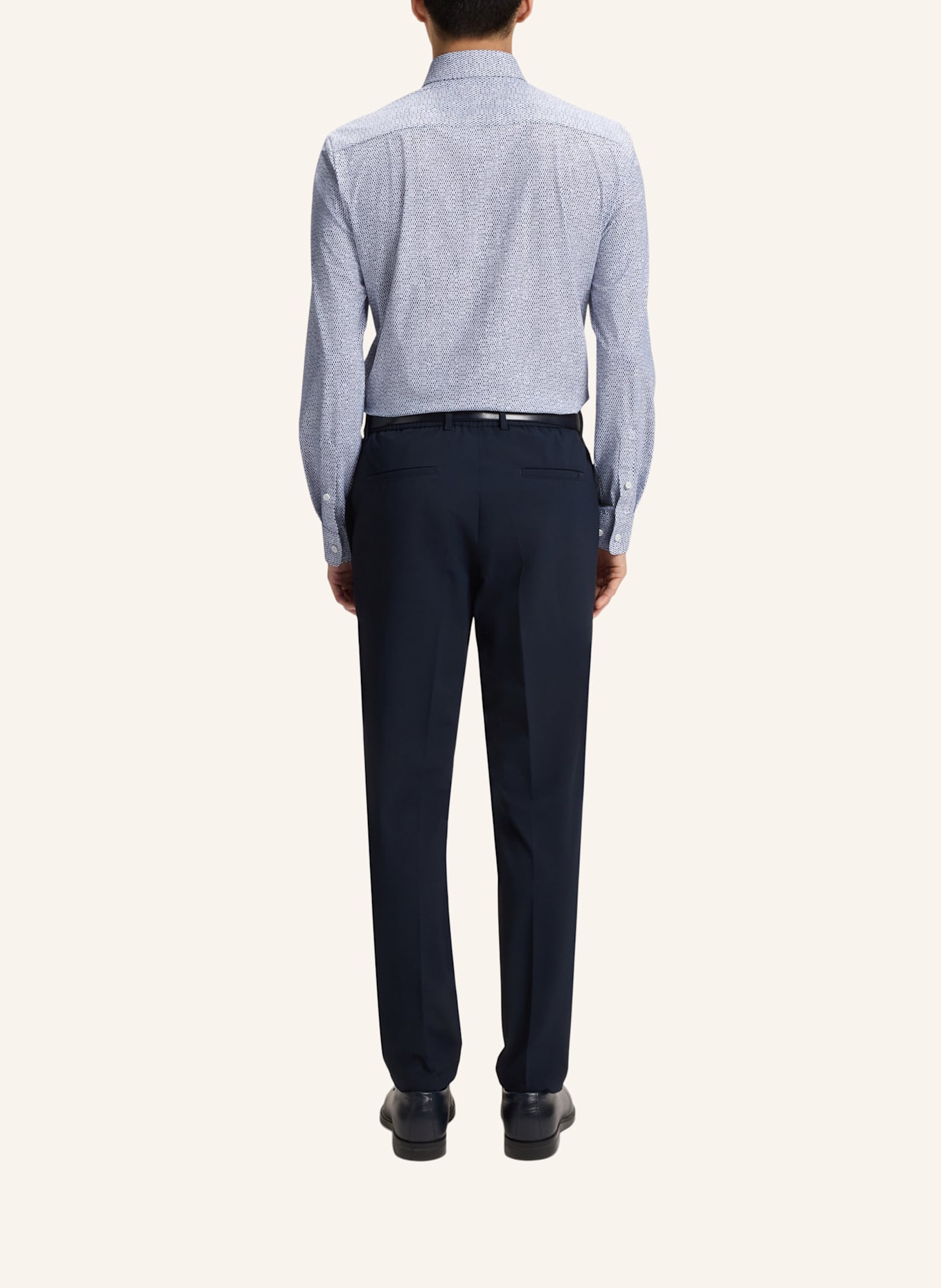 BOSS Casual Hemd P-ROAN-KENT-C1-233 Slim Fit: DUNKELBLAU