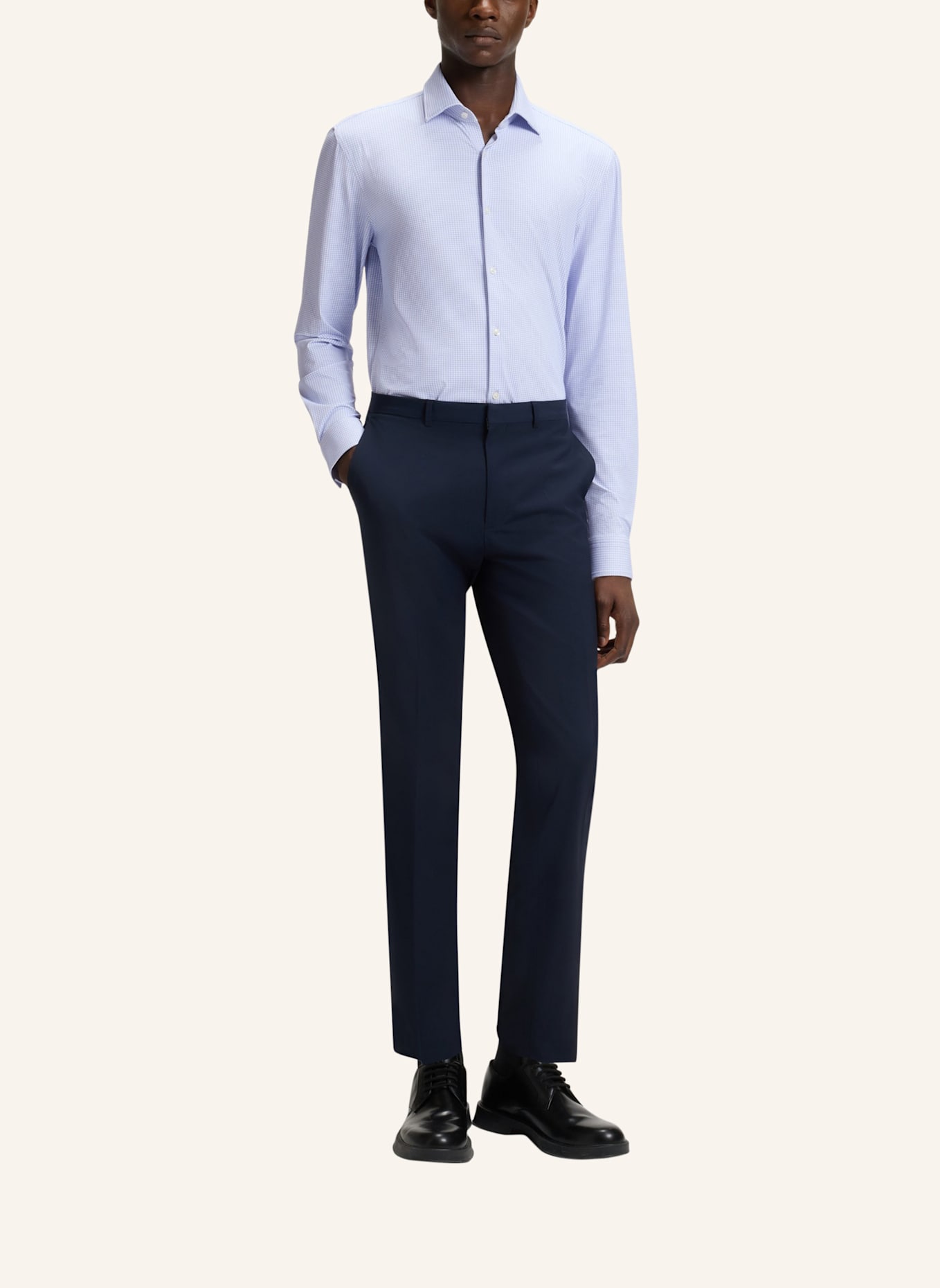 HUGO Business Hemd KENNO Slim Fit: HELLBLAU